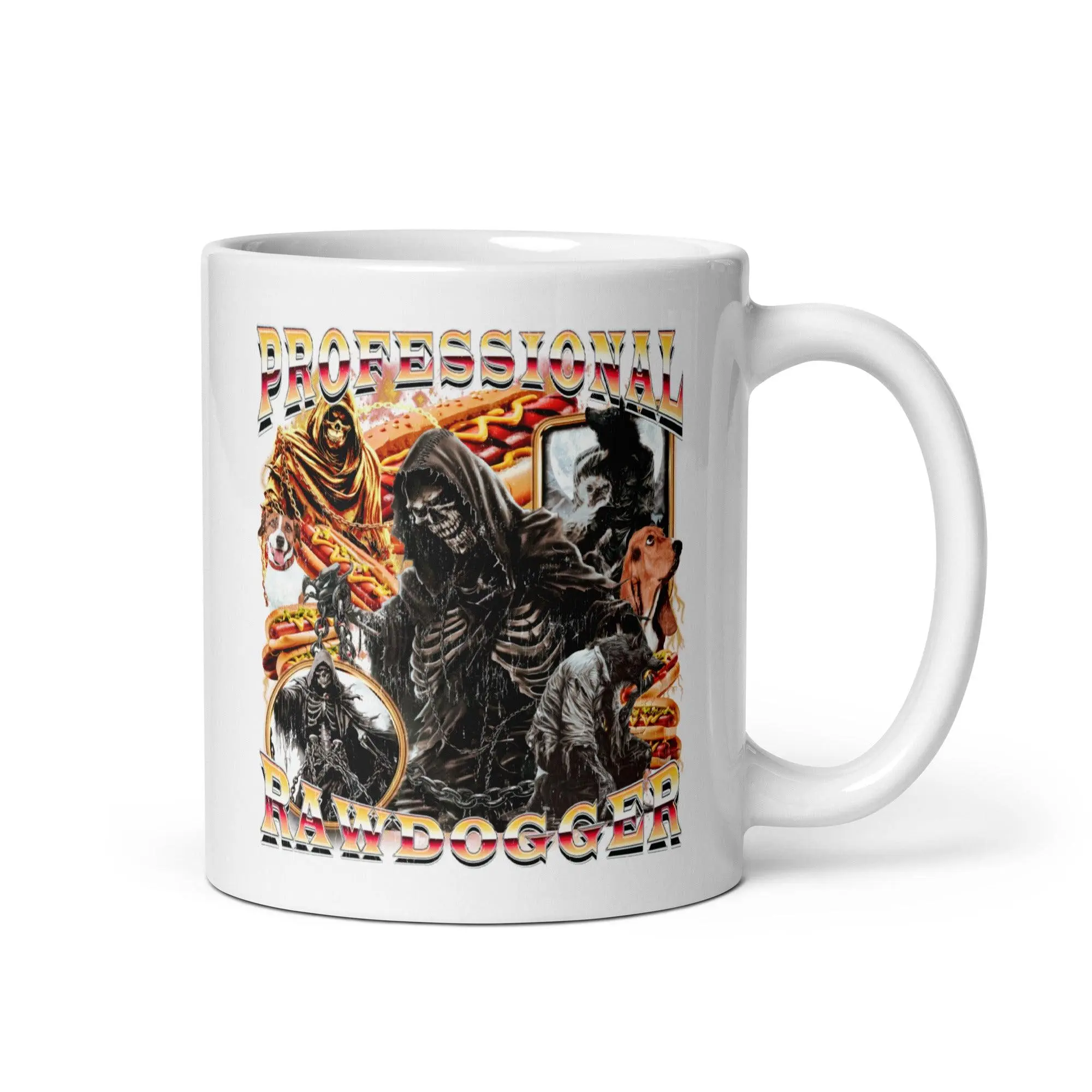 Professional Rawdogger White glossy mug - Image 2