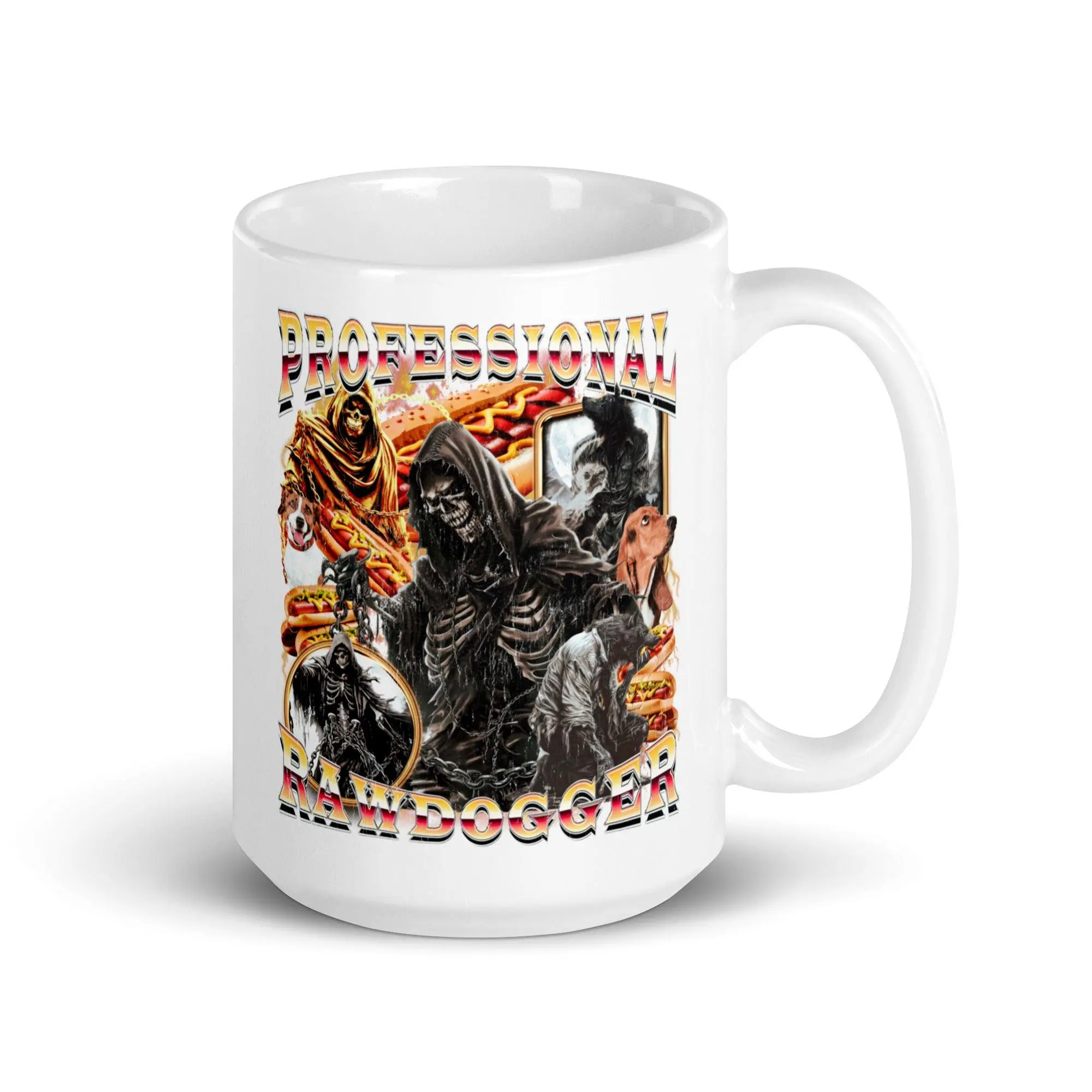 Professional Rawdogger White glossy mug - Image 6