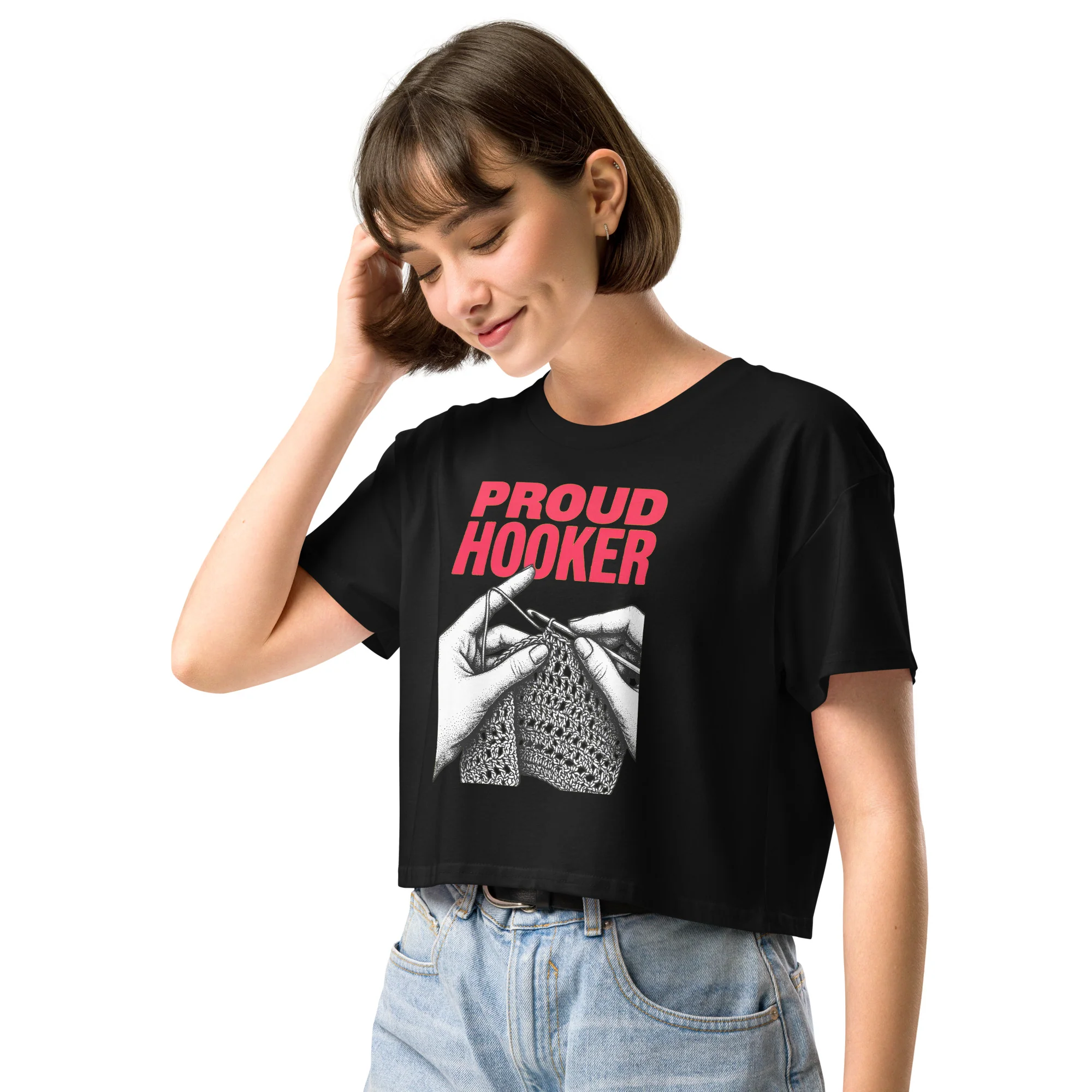Proud Hooker crop top - Image 6