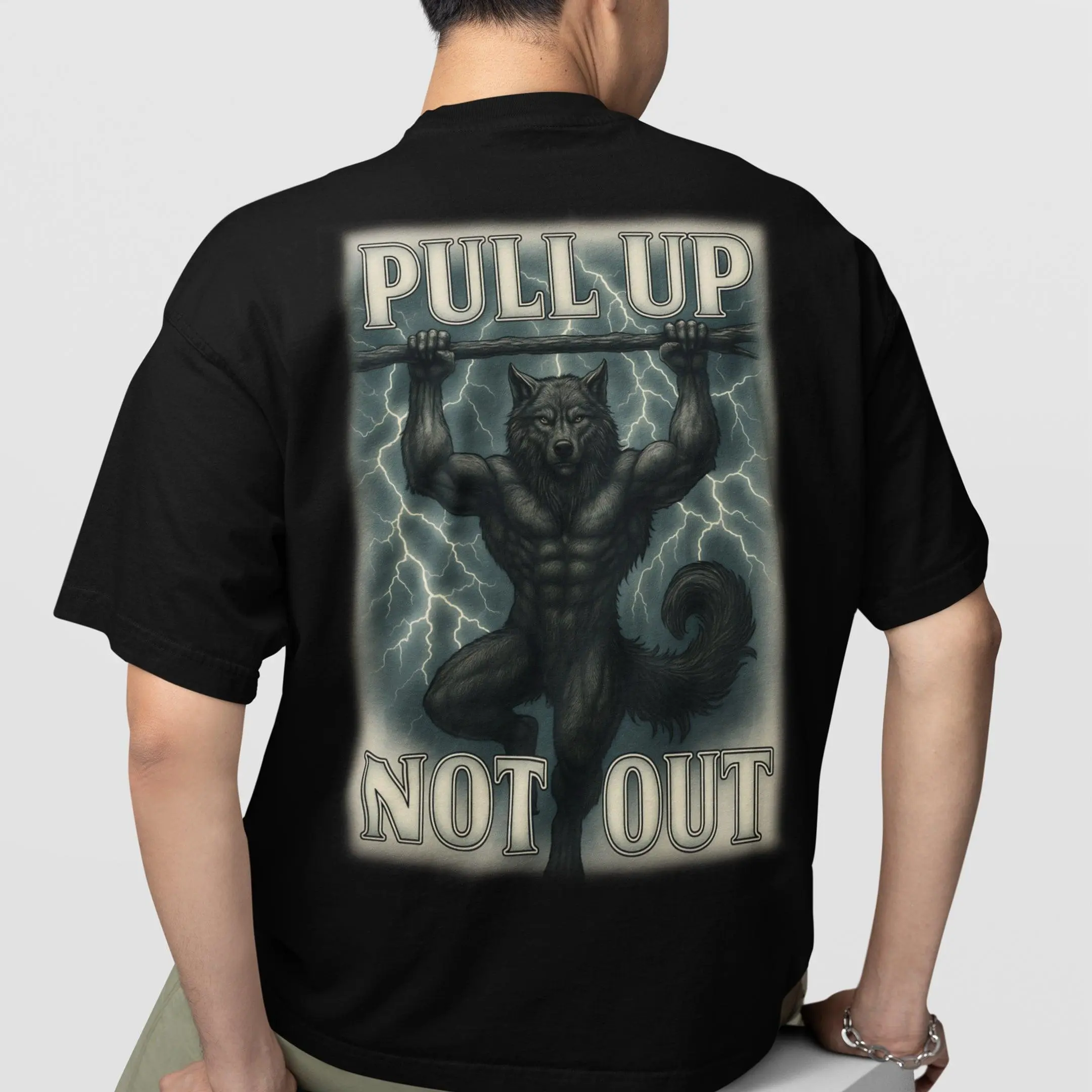Pull Up Not Out T-Shirt (backprint) - Image 7