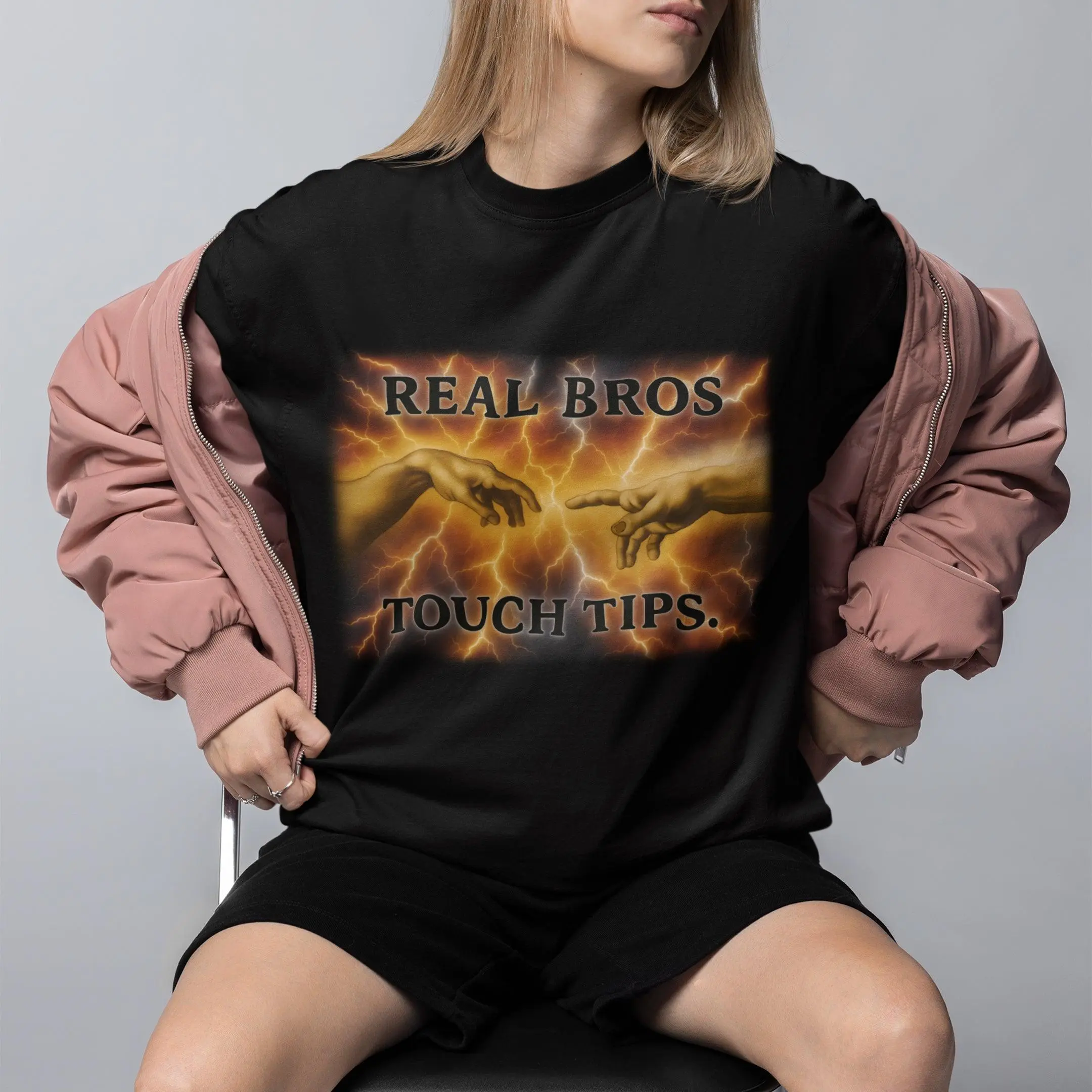 Real Bros Touch tips T-Shirt - Image 7