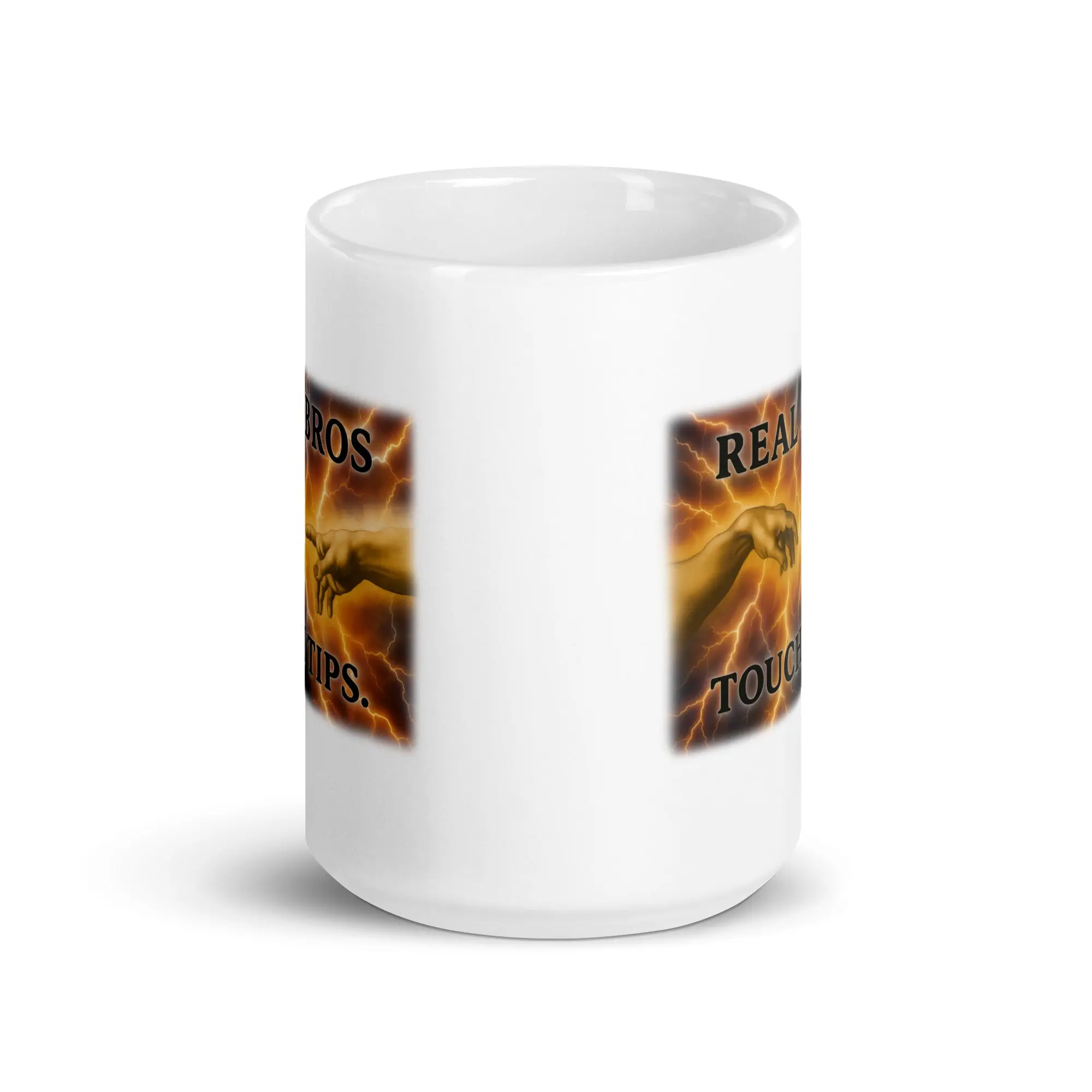 Real Bros Touch White glossy mug - Image 7