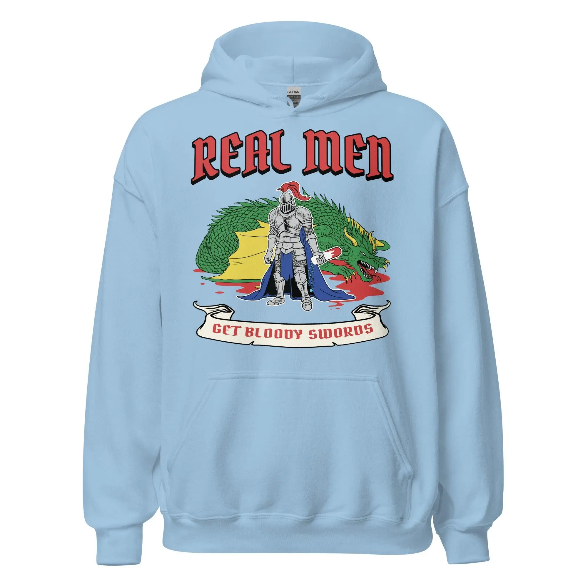 Real Men Get Bloody Swords Hoodie - Image 5