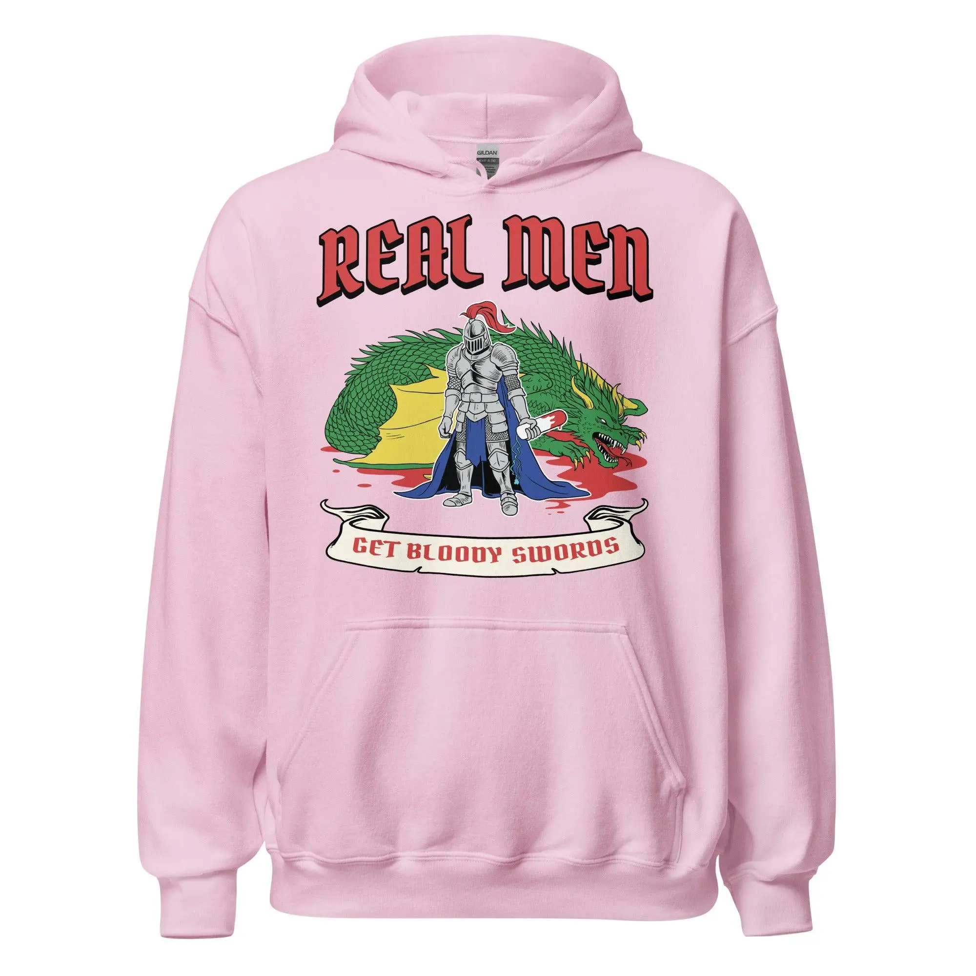 Real Men Get Bloody Swords Hoodie - Image 6
