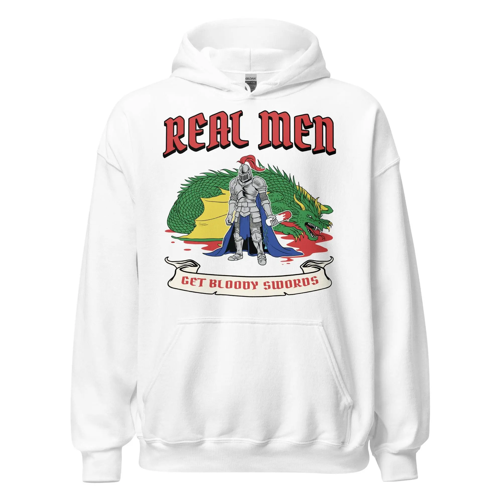Real Men Get Bloody Swords Hoodie - Image 7
