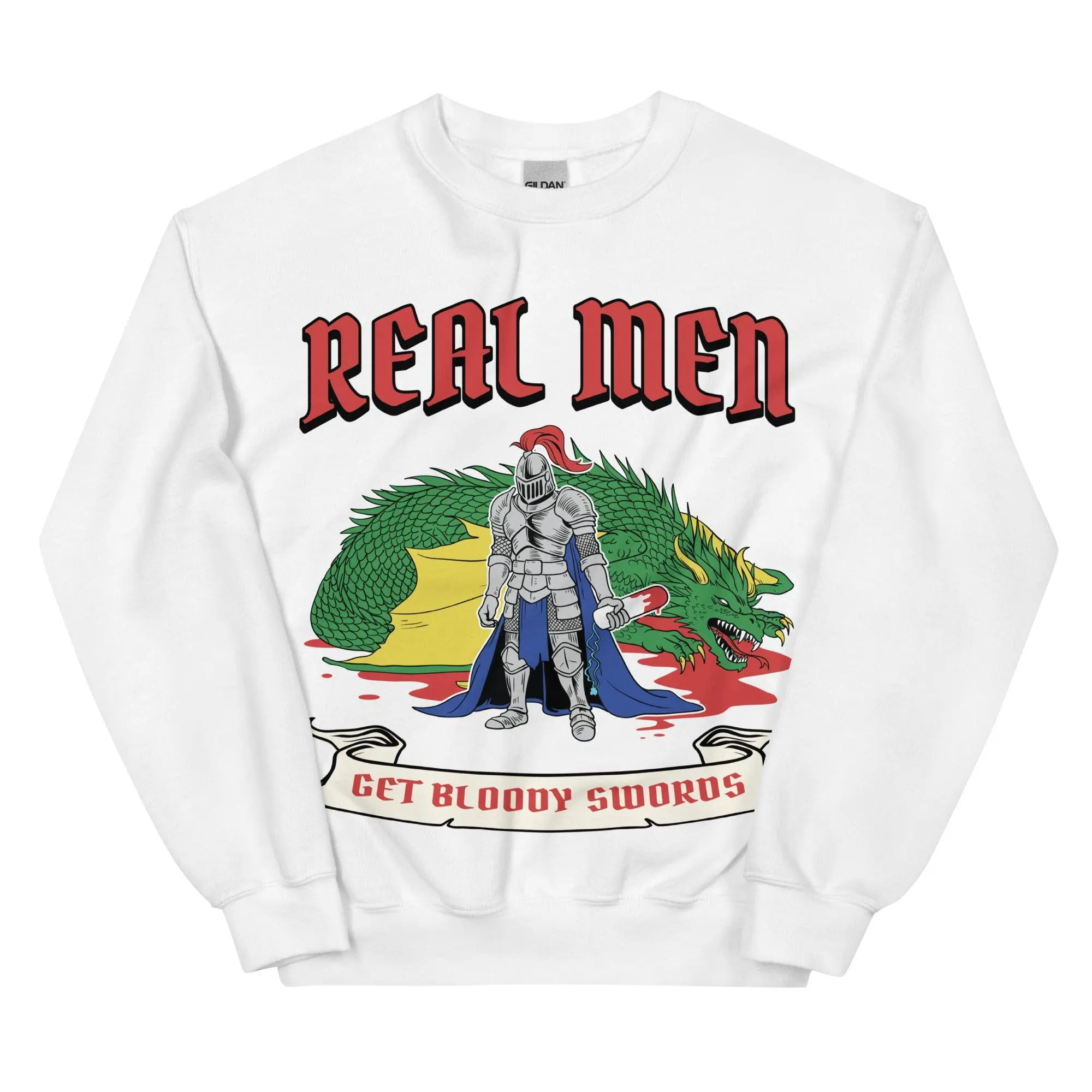 Real Men Get Bloody Swords Sweatshirt - Image 9