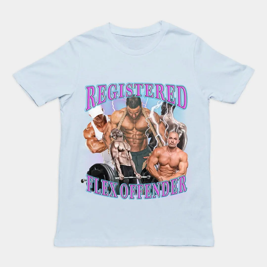 Registered Flex Offender Gym t-shirt - Image 5