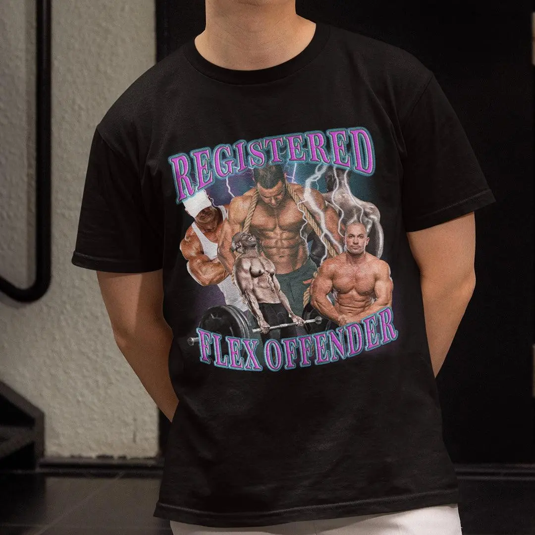Registered Flex Offender Gym t-shirt - Image 7