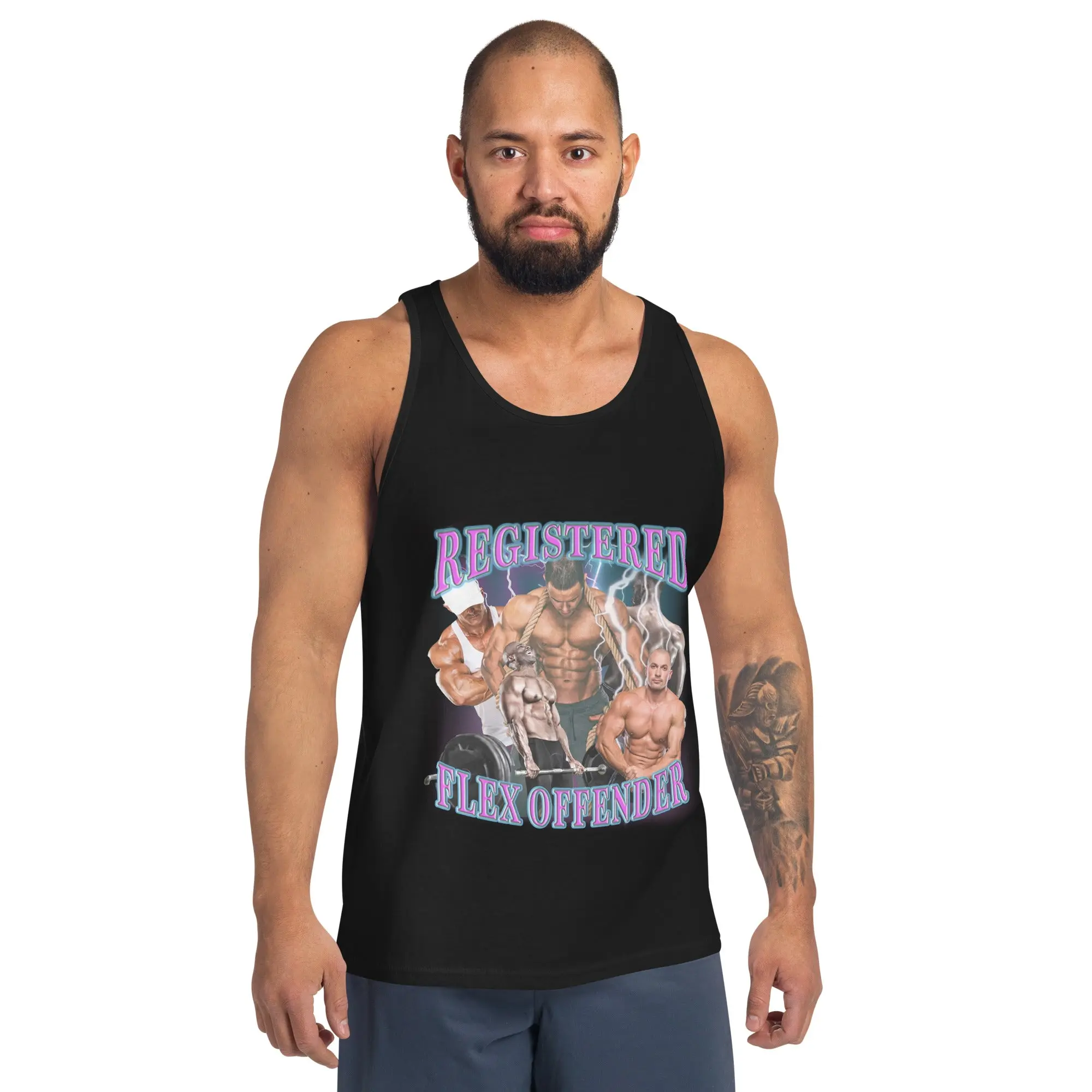 registered flex offender Tank Top - Image 4