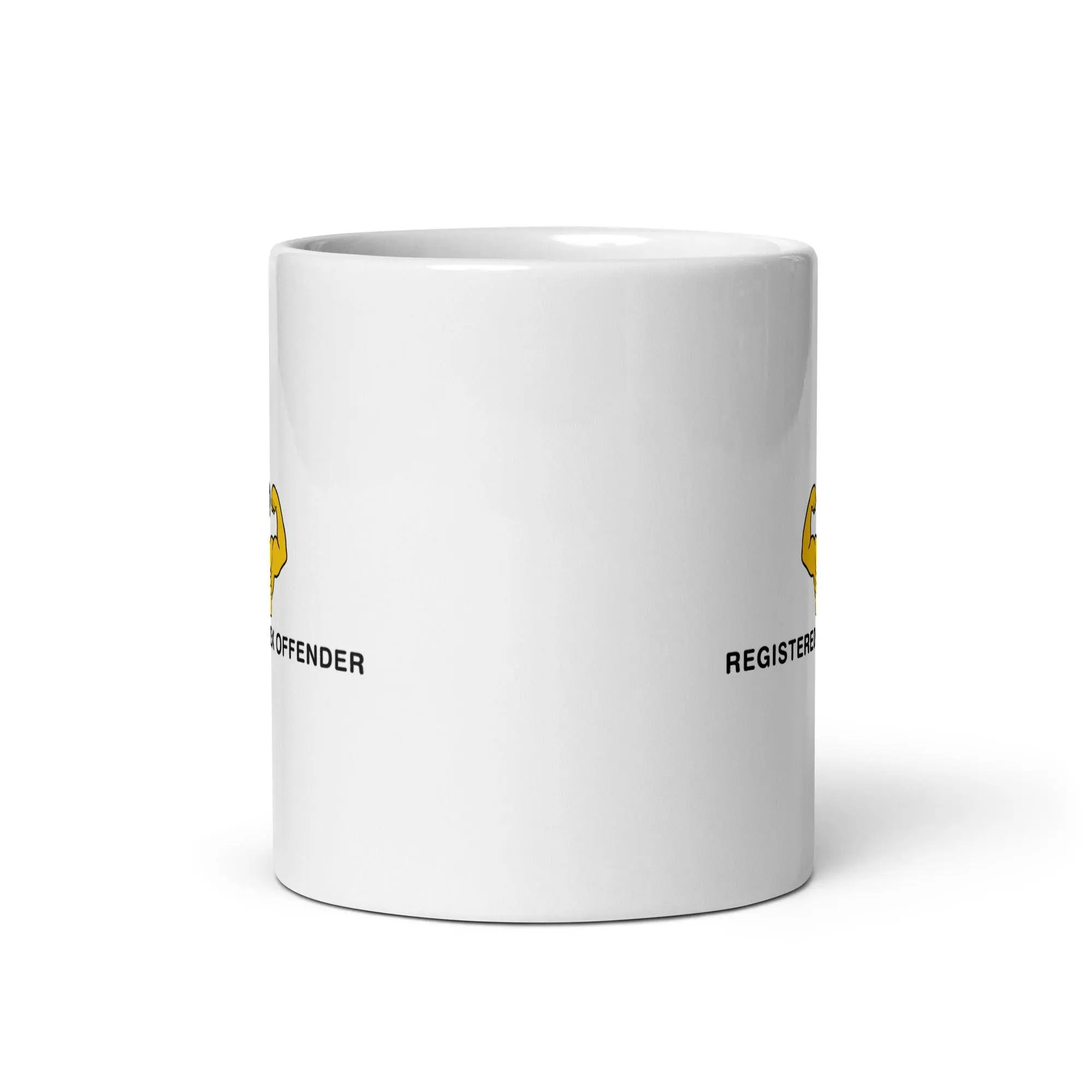 Registered Flex Offender White glossy mug - Image 5