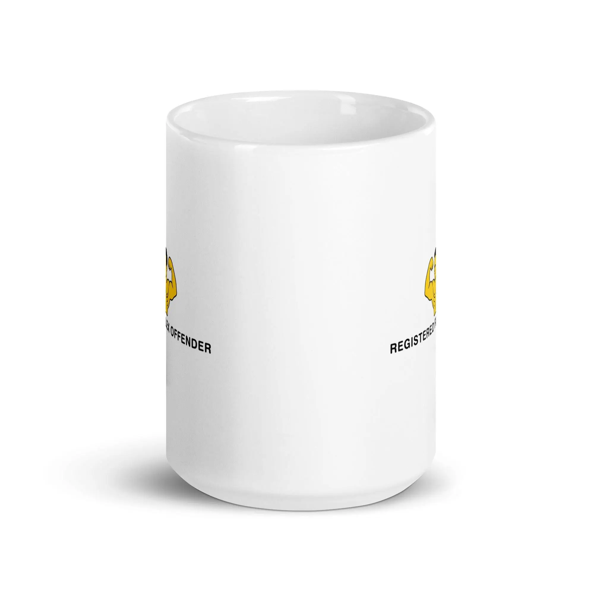 Registered Flex Offender White glossy mug - Image 8