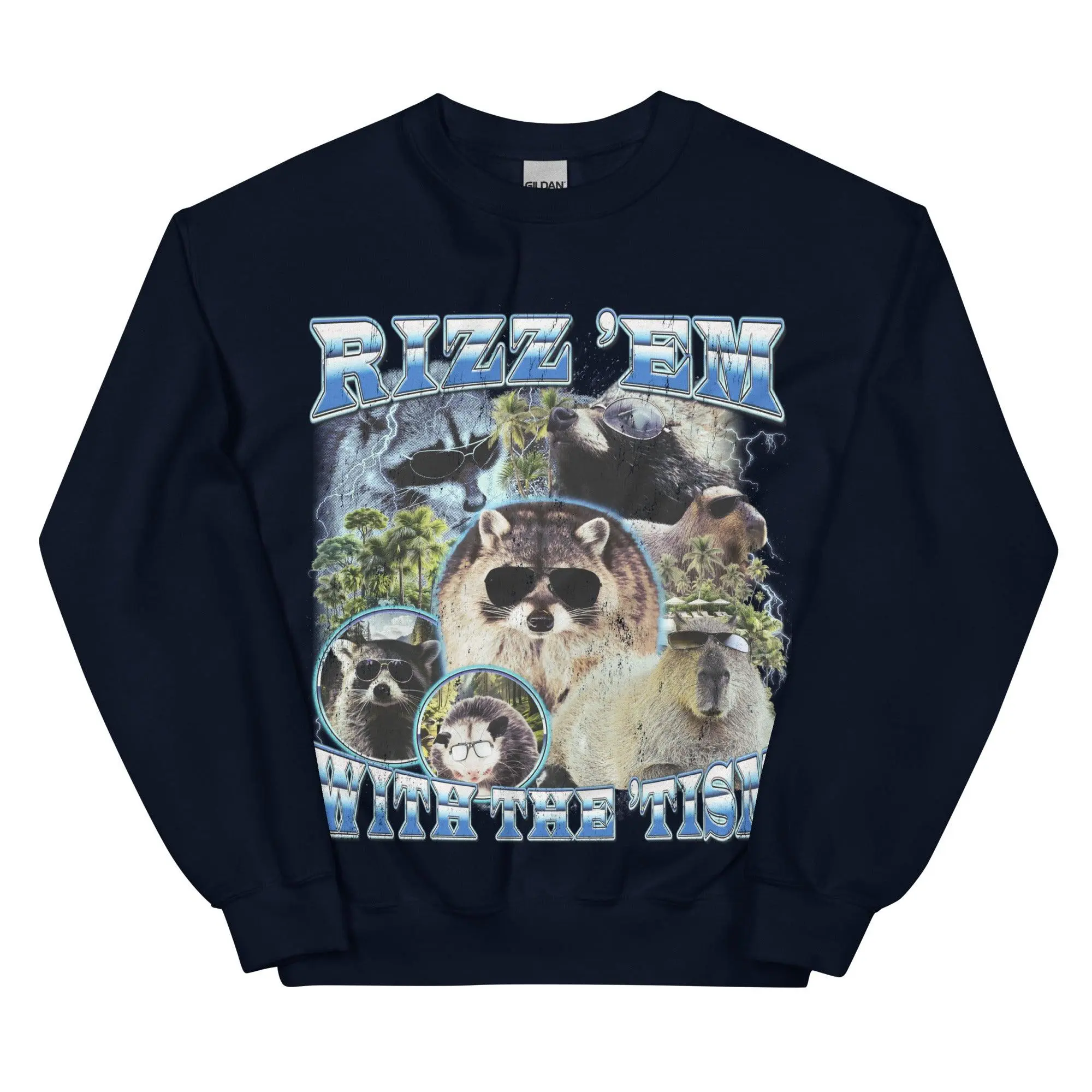 Rizz 'em with the 'tism Sweatshirt - Image 2