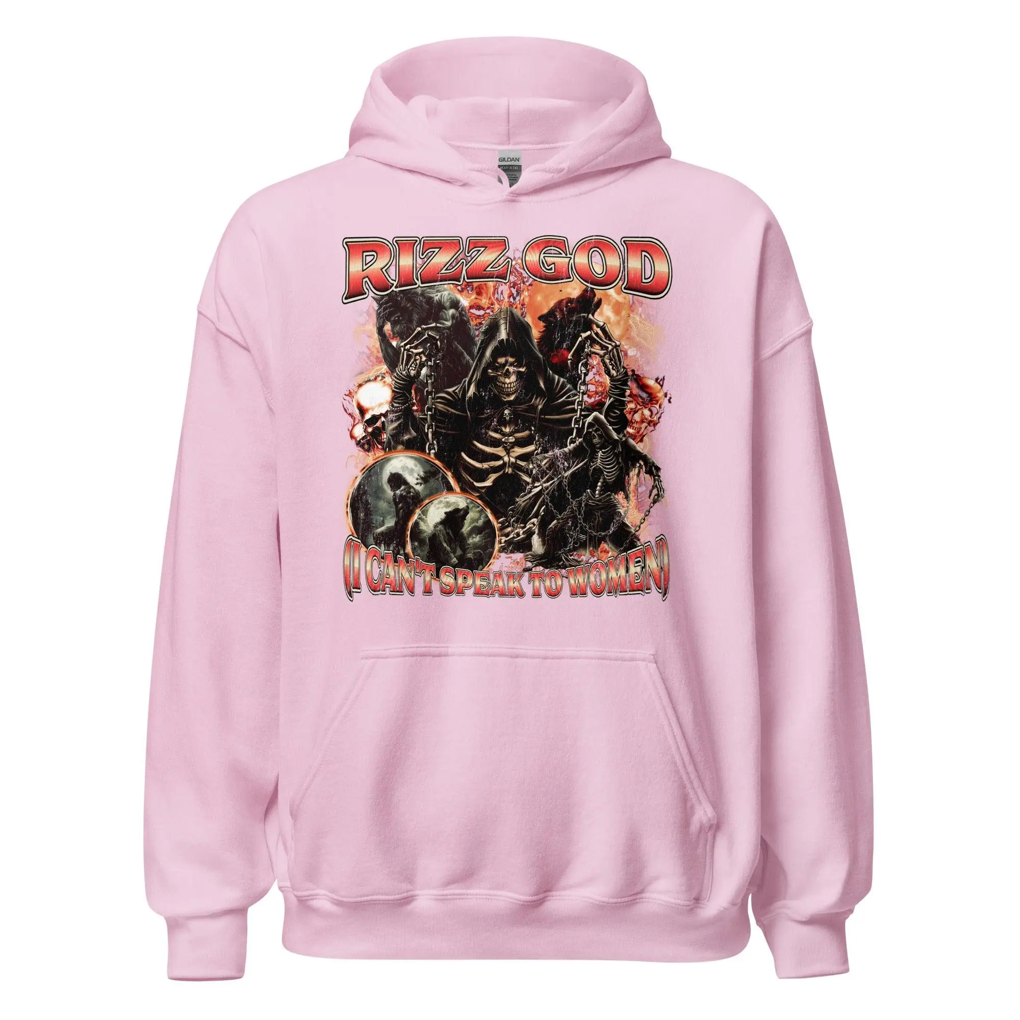 Rizz God (I can't speak to women) Hoodie - Image 6