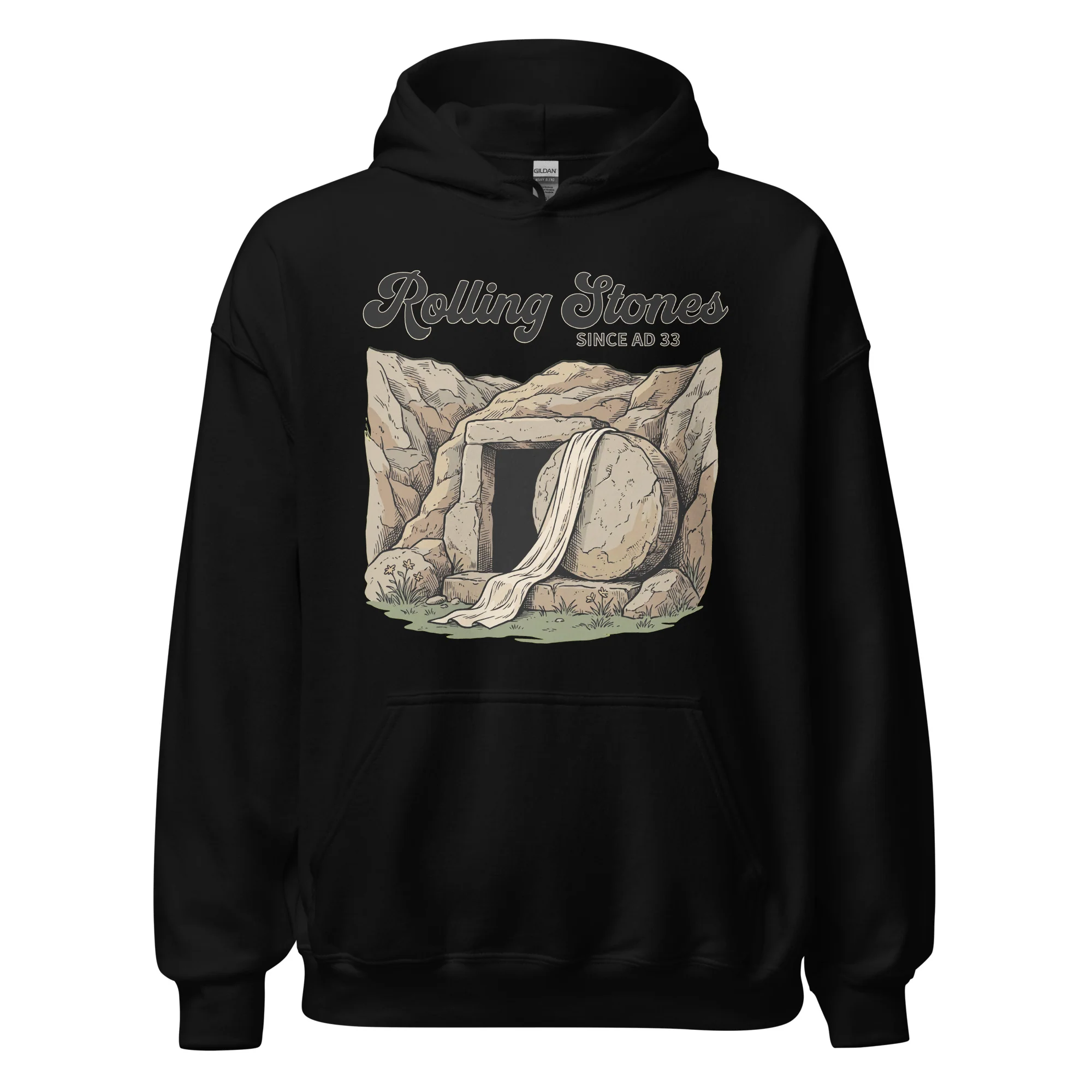 Rolling Stones since AD 33 (Jesus Resurrection) Hoodie