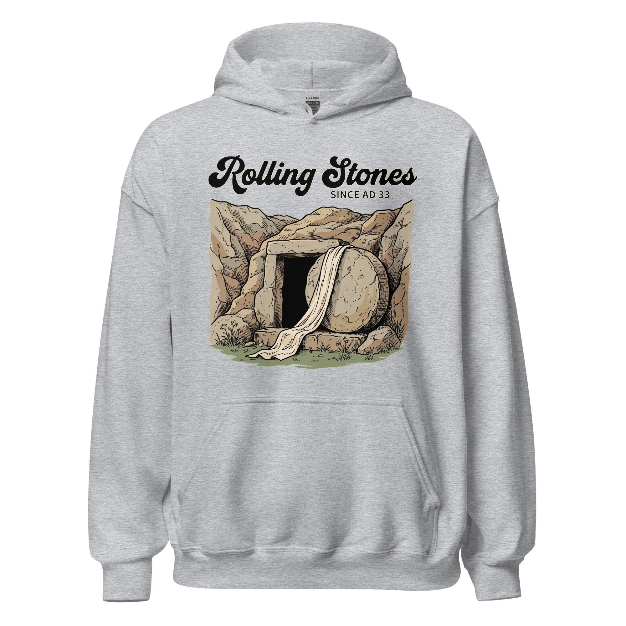 Rolling Stones since AD 33 (Jesus Resurrection) Hoodie - Image 2