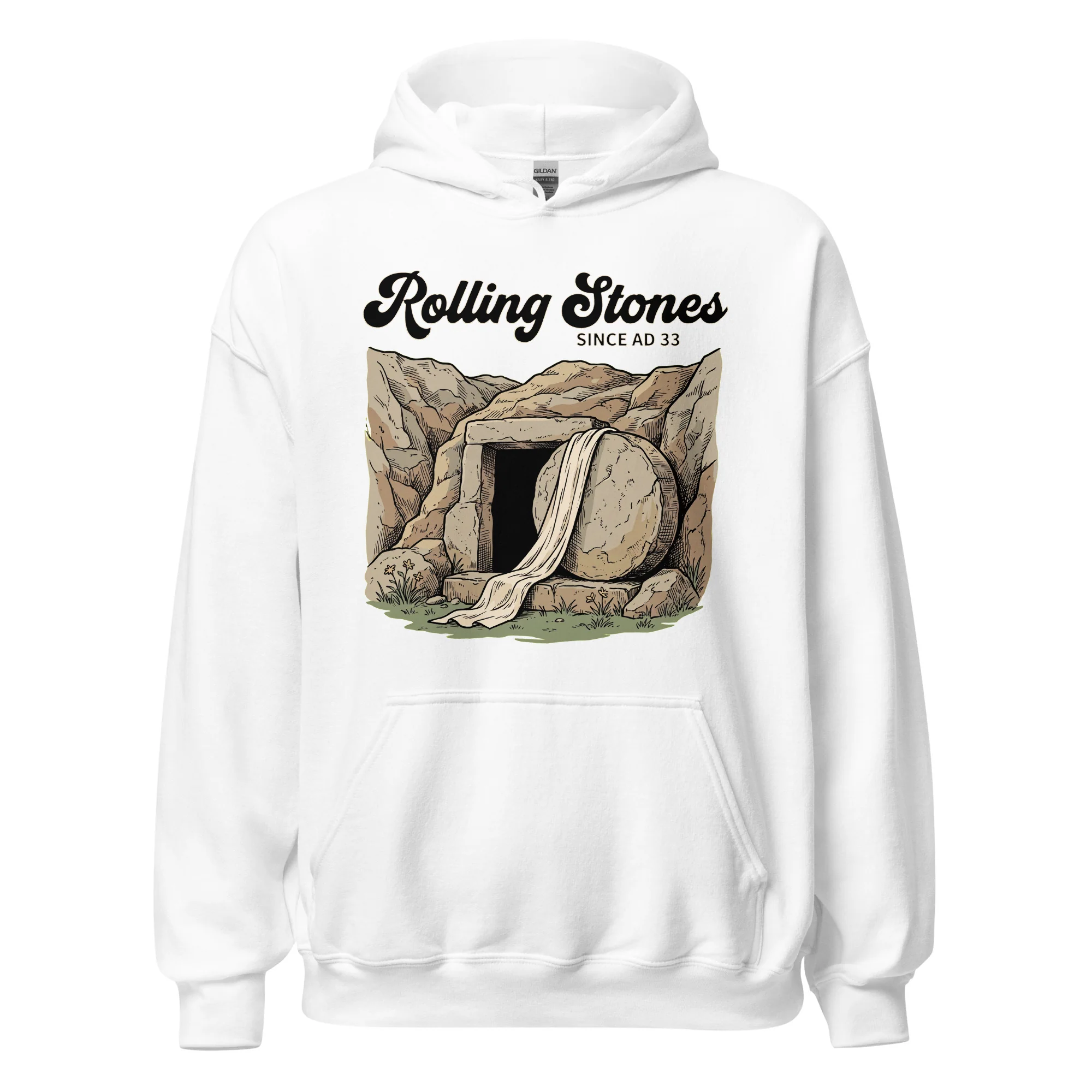 Rolling Stones since AD 33 (Jesus Resurrection) Hoodie - Image 7