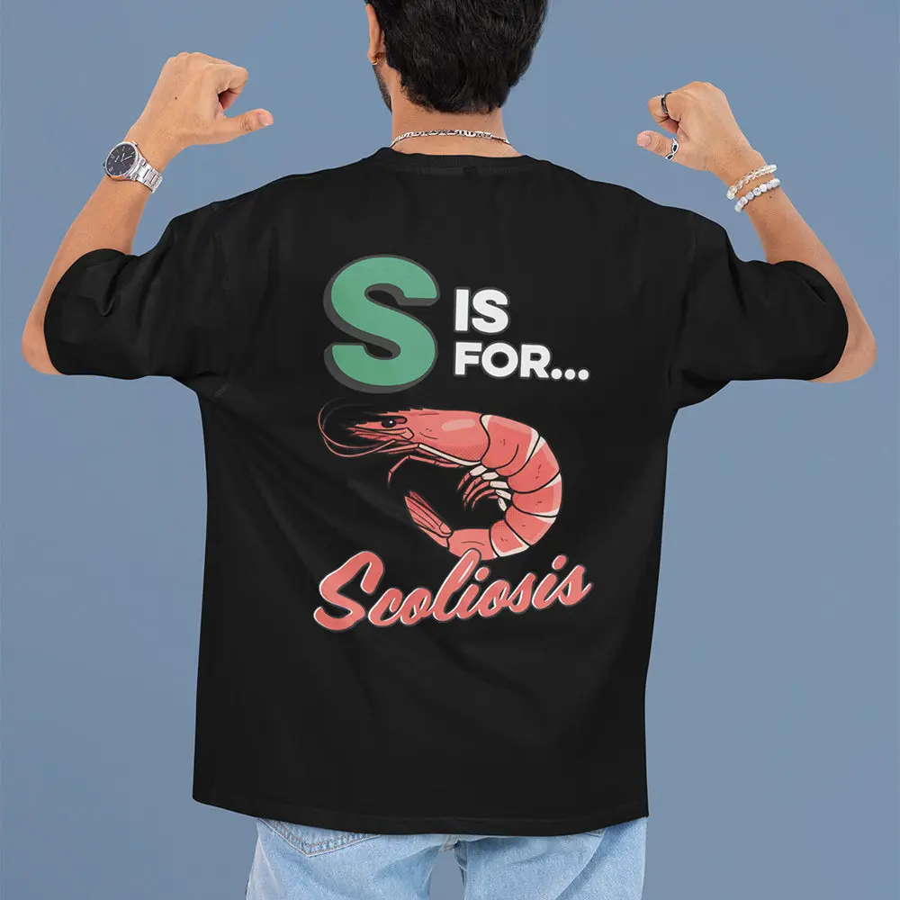 S is for Scoliosis T-Shirt (backprint) - Image 7