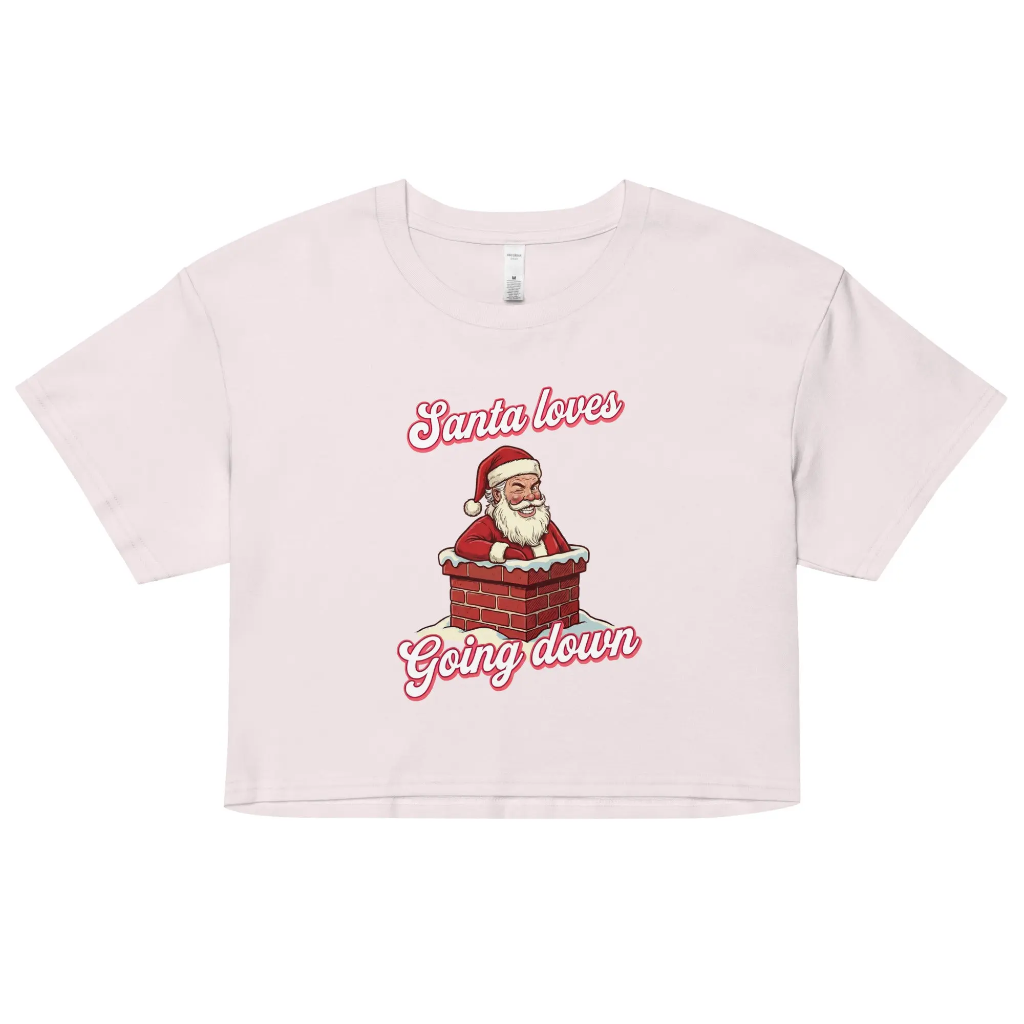 Santa Loves Going Down crop top - Image 4