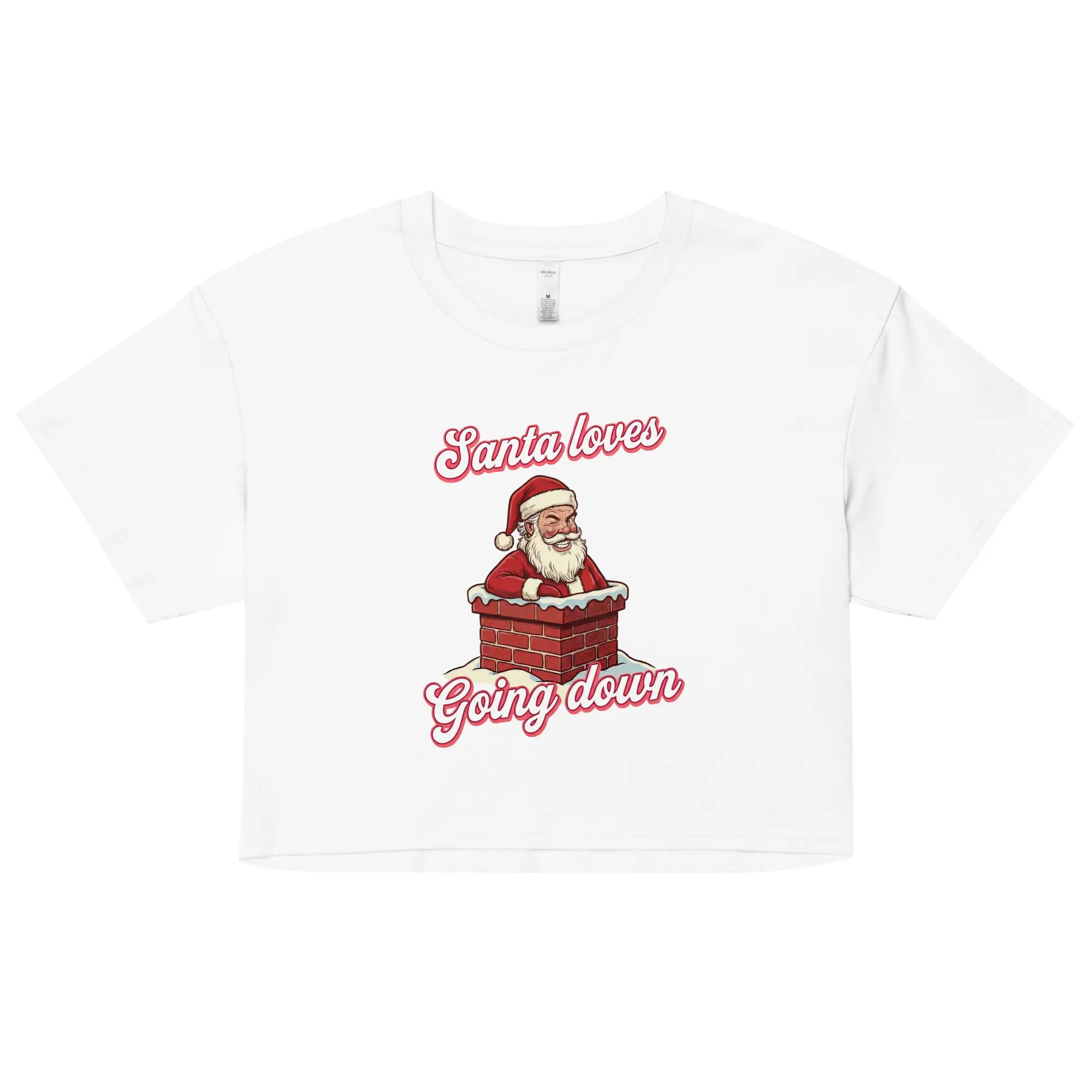 Santa Loves Going Down crop top - Image 5