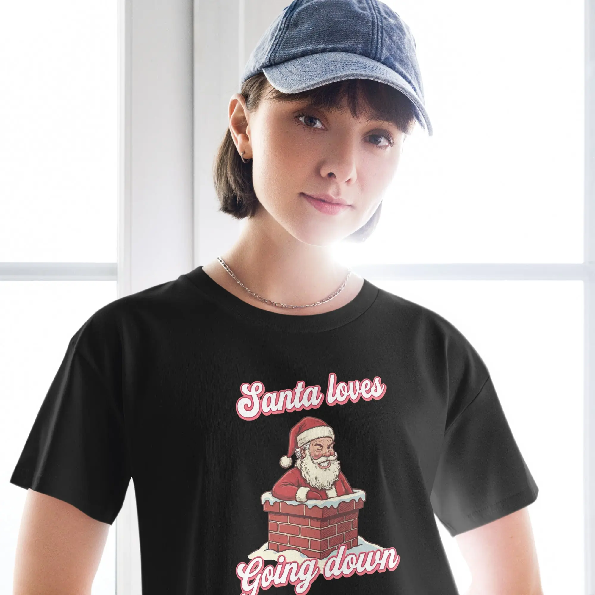 Santa Loves Going Down crop top - Image 6