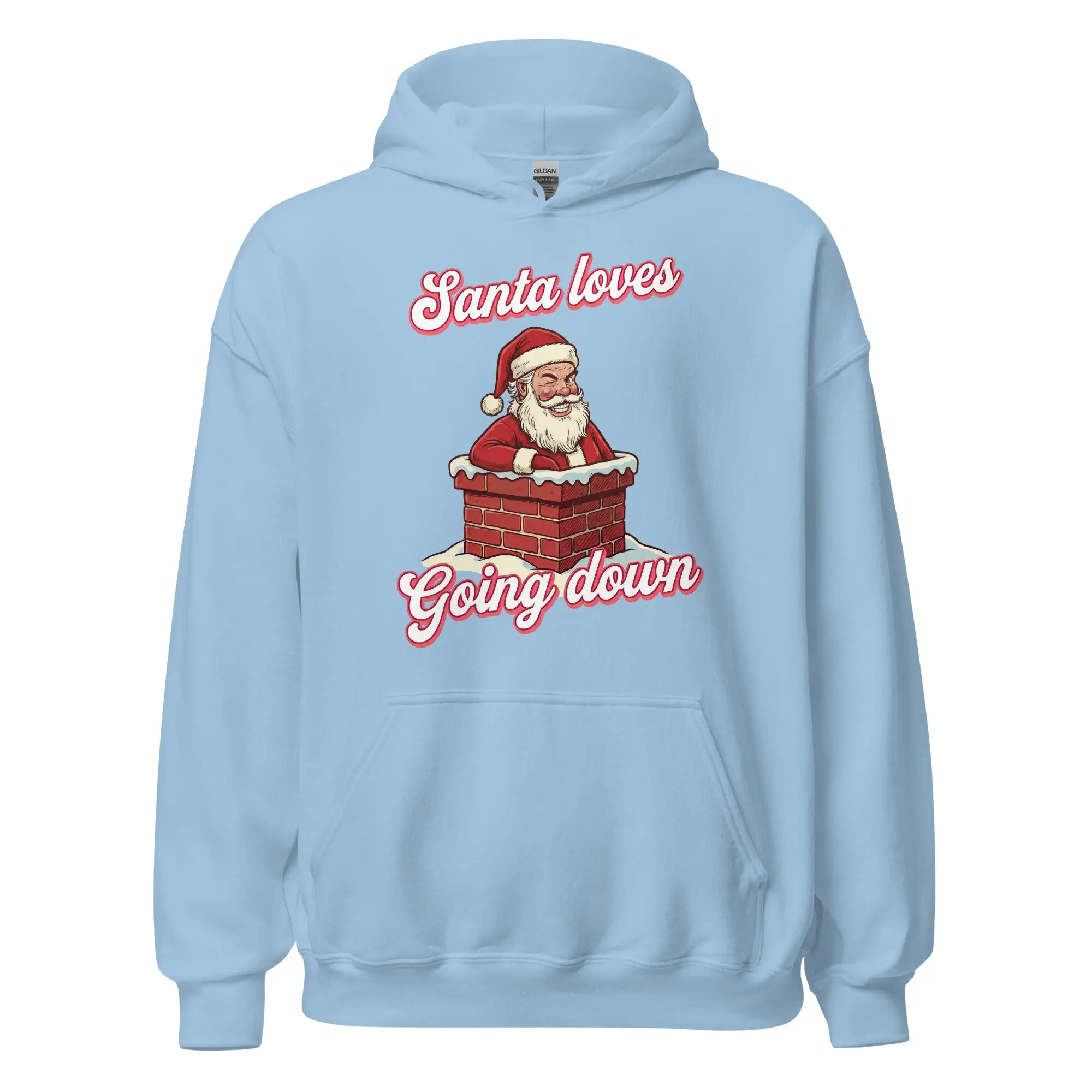 Santa Loves Going Down Hoodie - Image 5