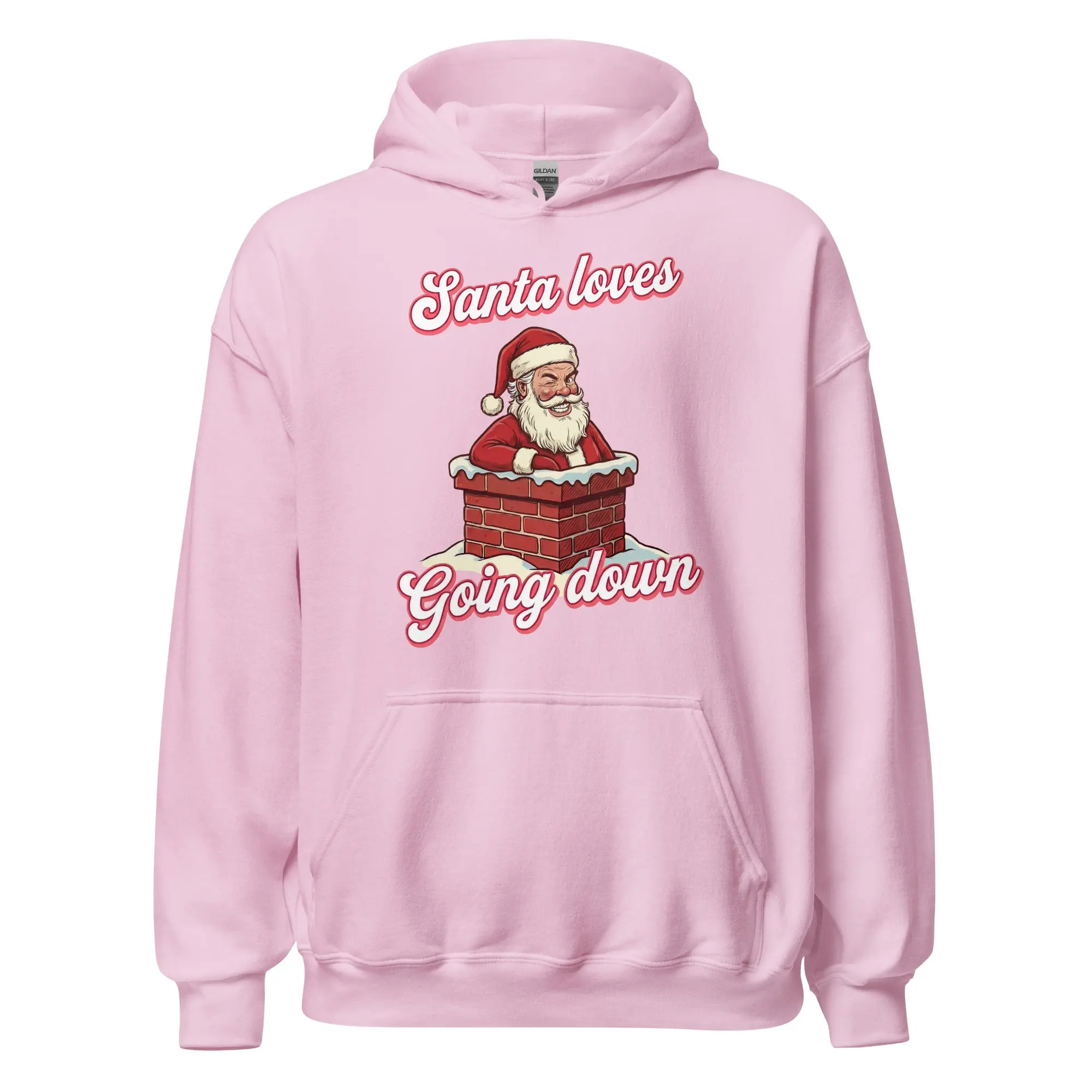 Santa Loves Going Down Hoodie - Image 6