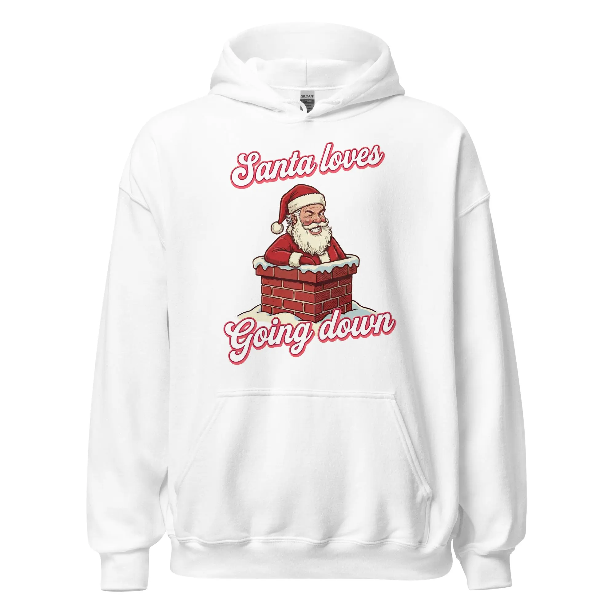 Santa Loves Going Down Hoodie - Image 7