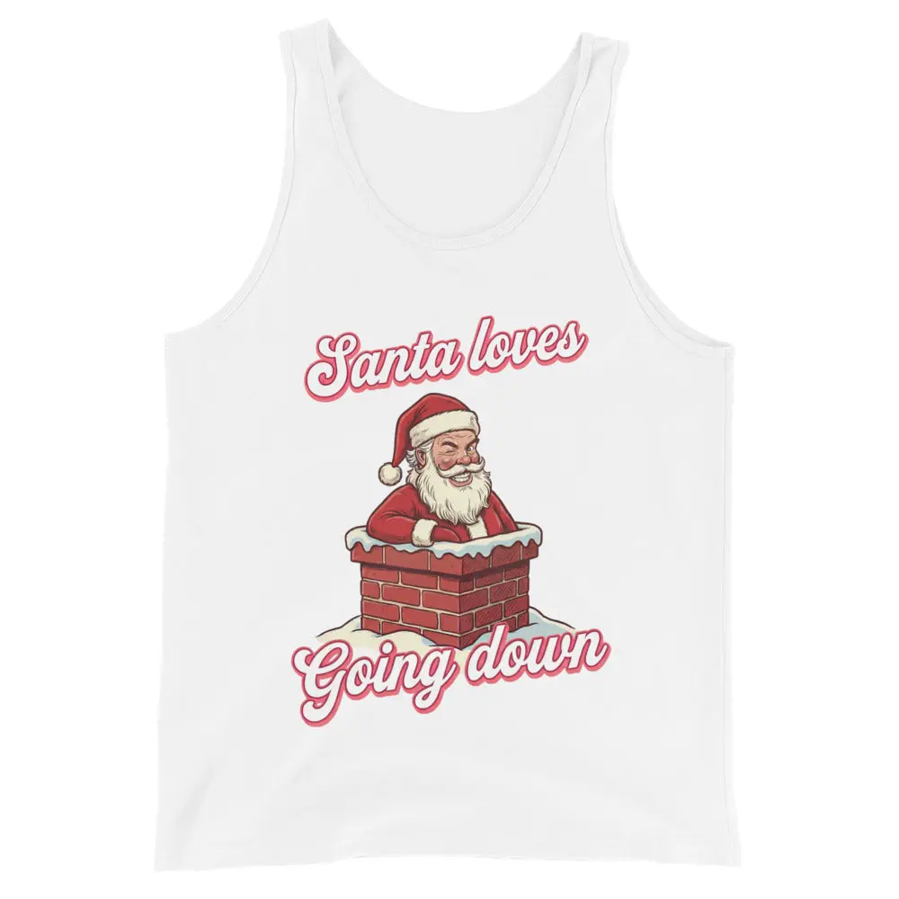 Santa Loves Going Down Tank Top - Image 2