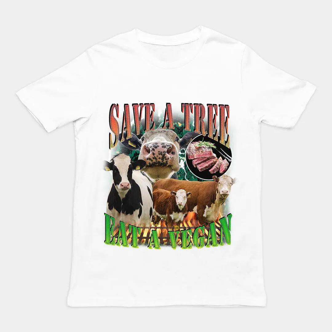 Save a Tree Eat a Vegan t-shirt - Image 6