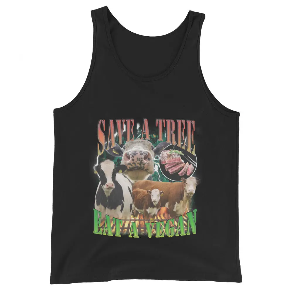 Save a Tree Eat a Vegan Tank Top