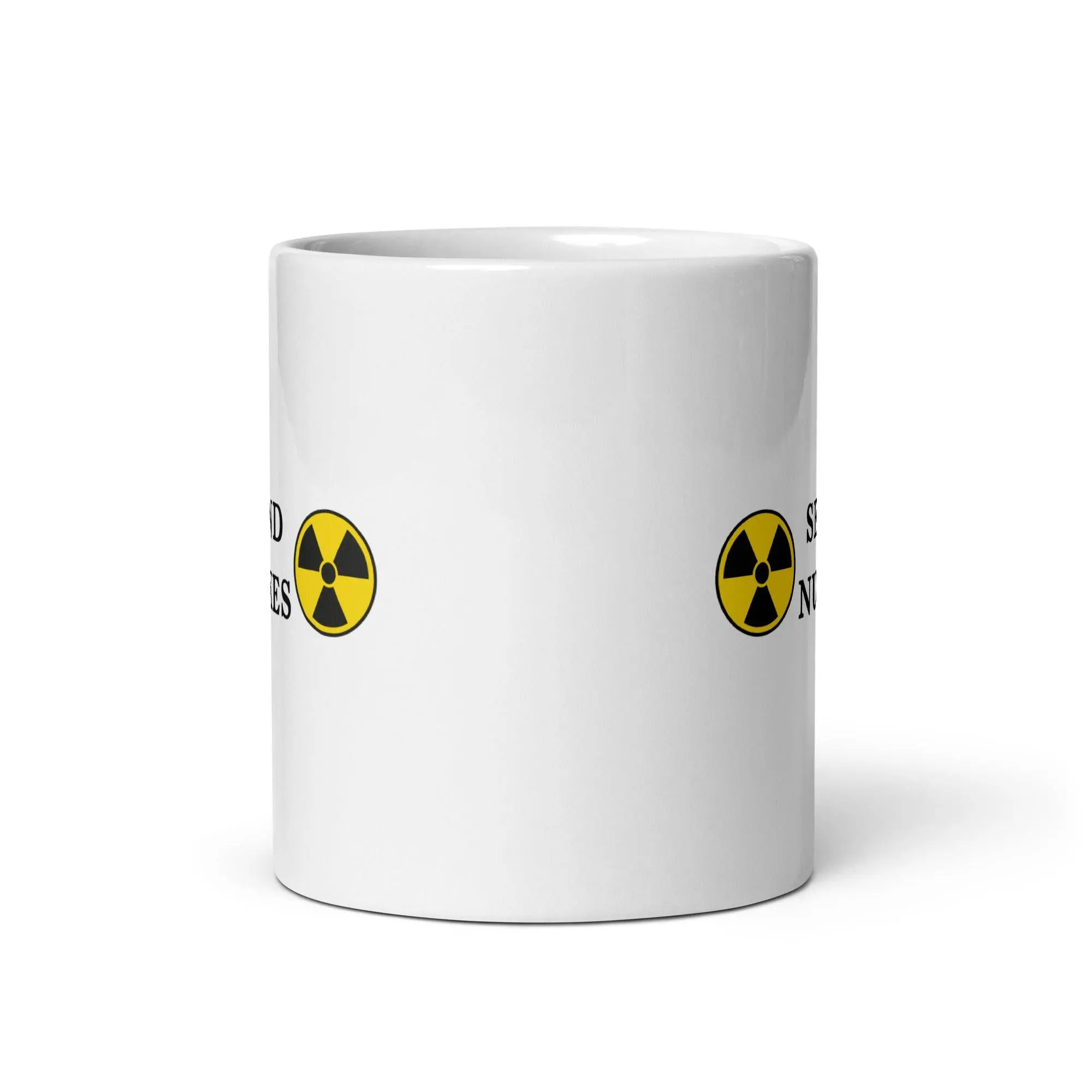 Send Nukes White glossy mug - Image 4