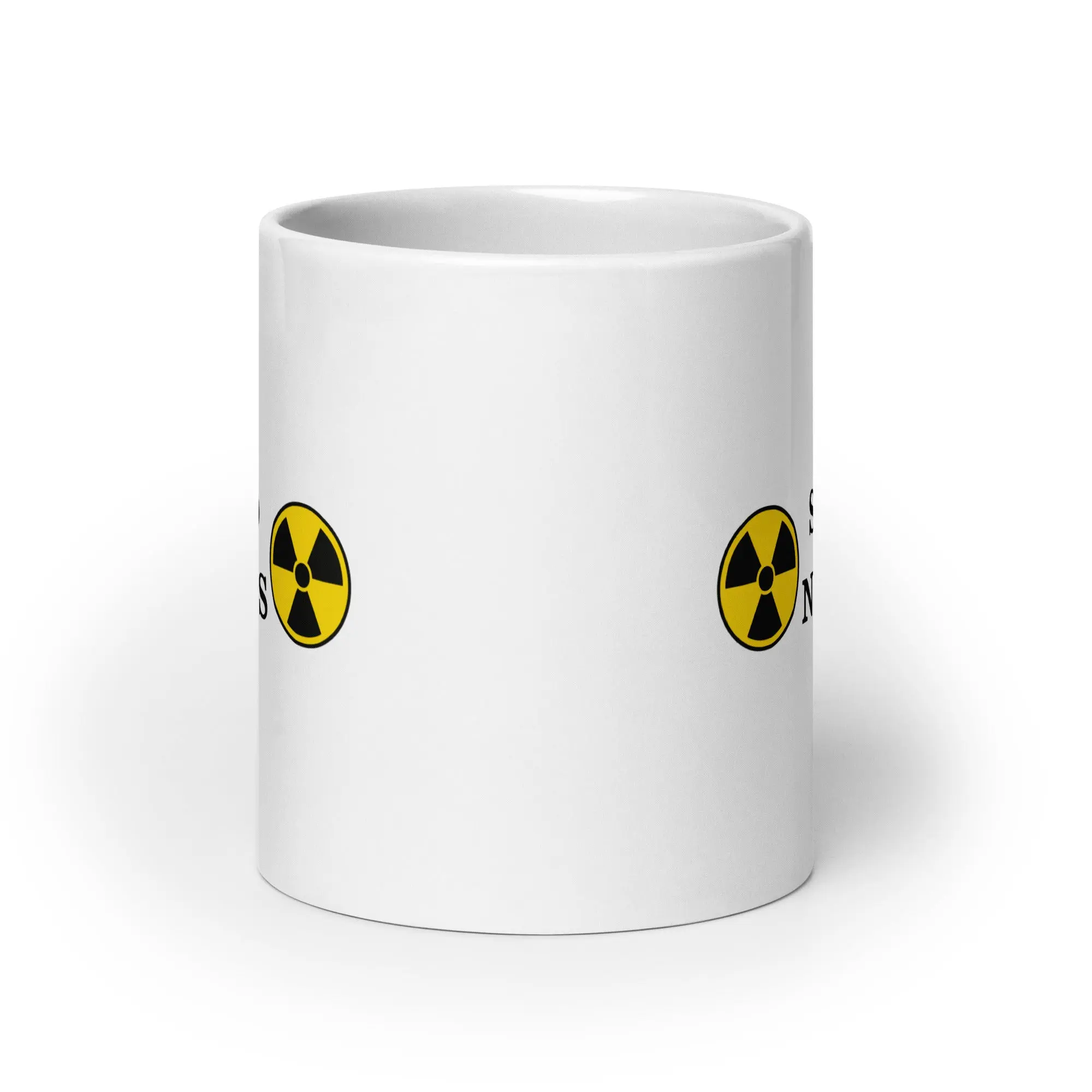 Send Nukes White glossy mug - Image 8