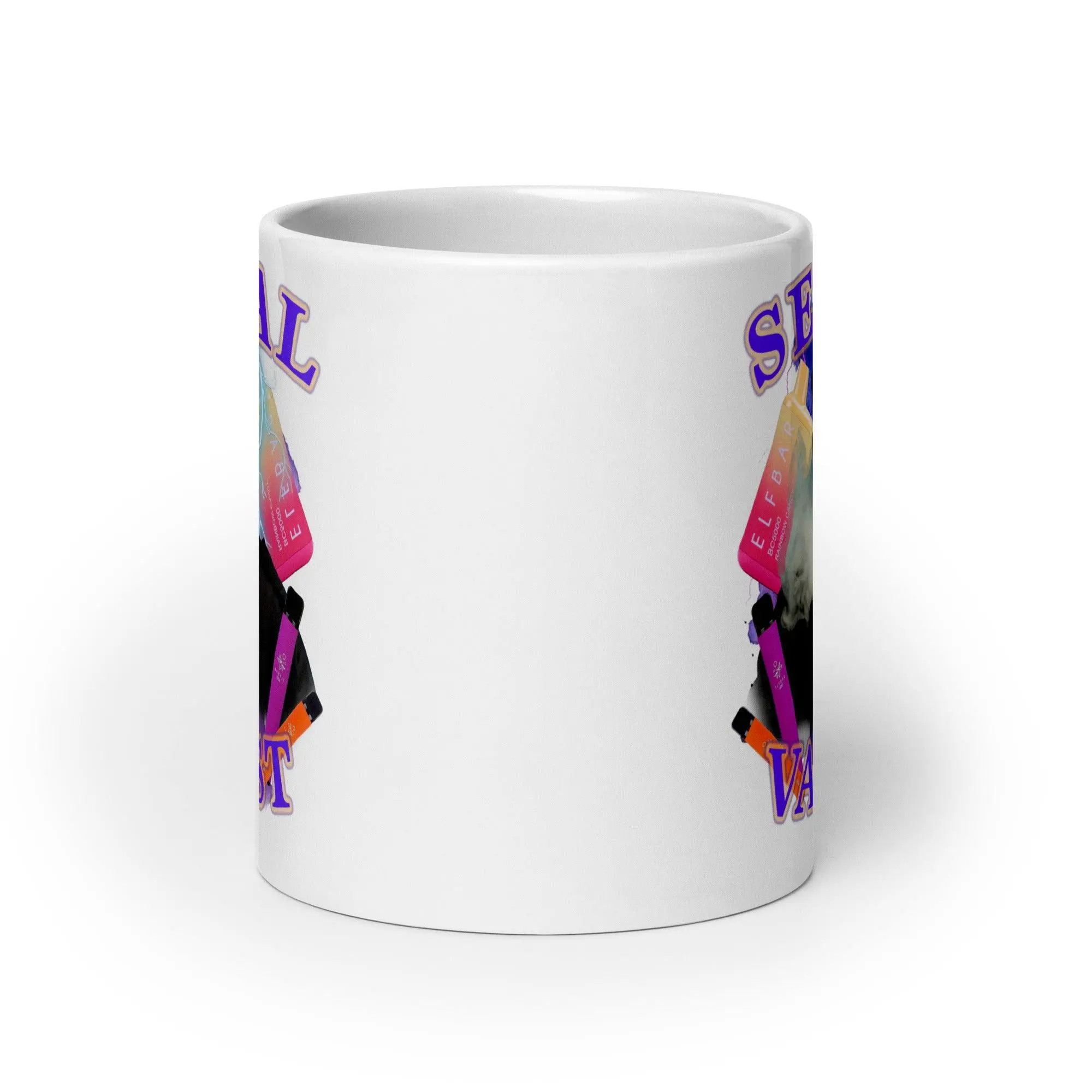Serial Vapist White glossy mug - Image 10