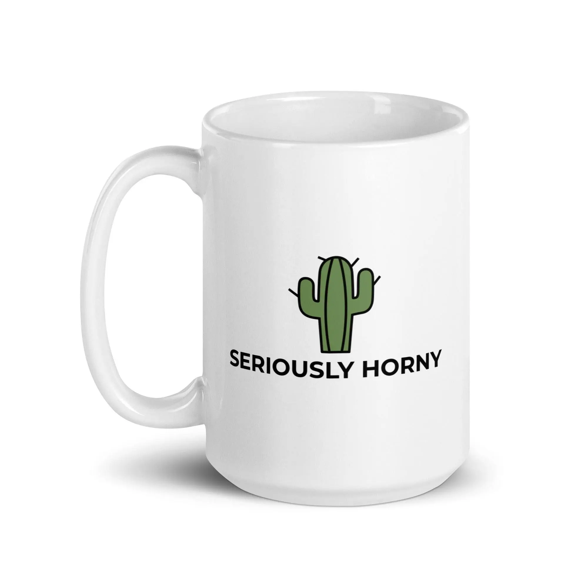 Seriously Horny White glossy mug - Image 7