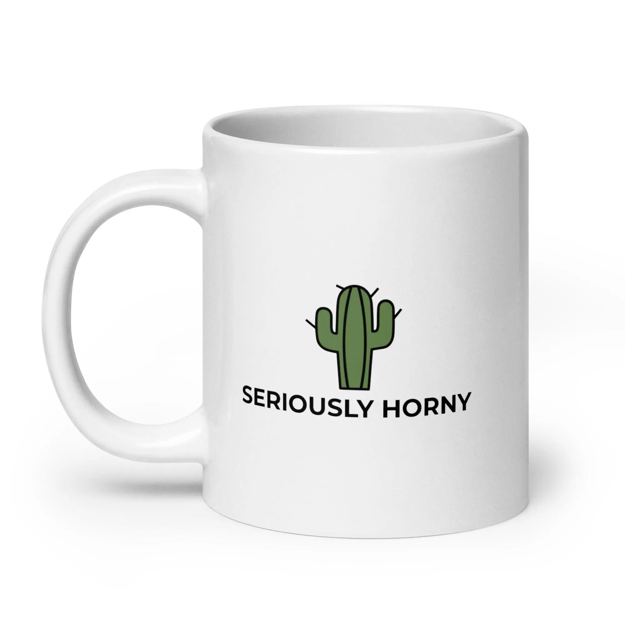 Seriously Horny White glossy mug - Image 9
