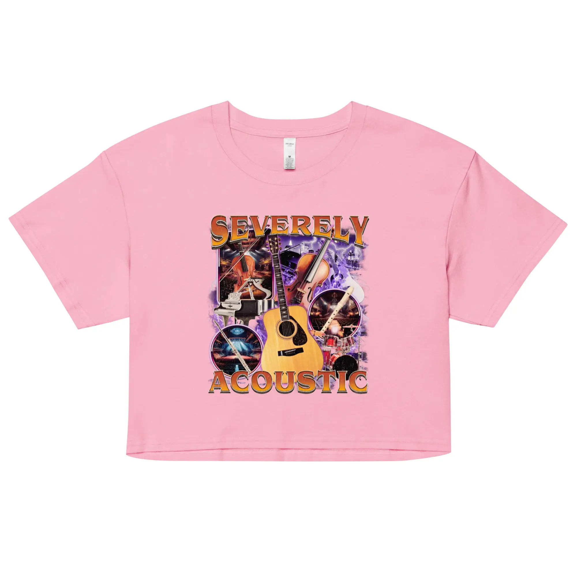 Severely Acoustic value Women’s crop top - Image 2