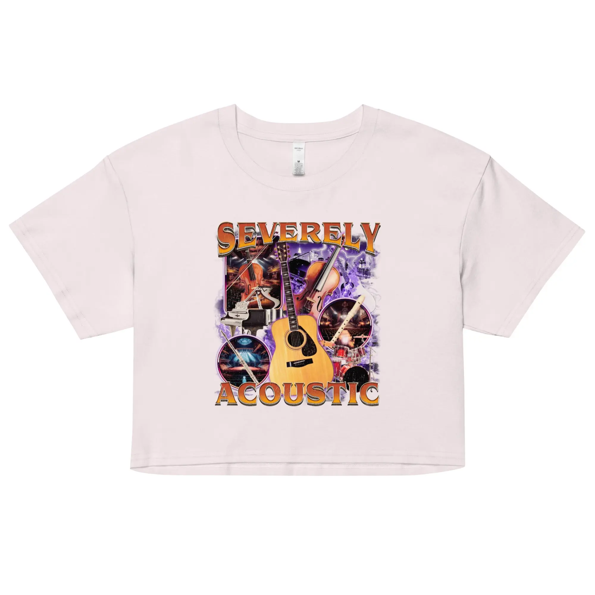 Severely Acoustic value Women’s crop top - Image 4
