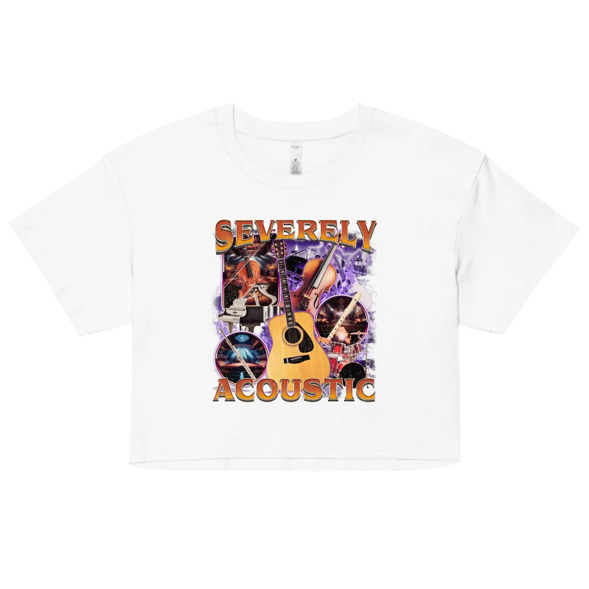 Severely Acoustic value Women’s crop top - Image 5
