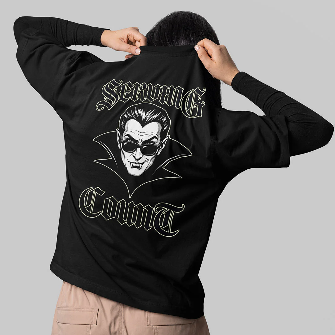 Seving Count T-Shirt (backprint) - Image 7