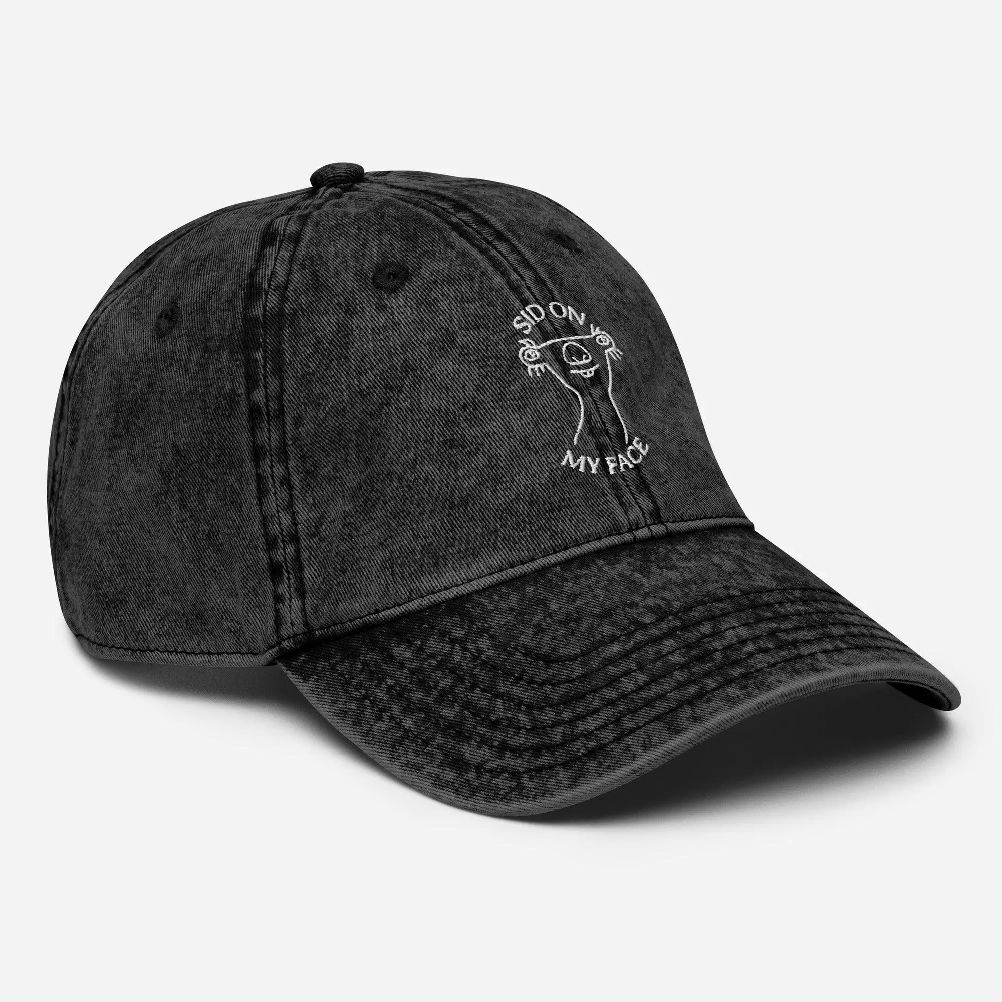 Sid on My Face Vintage Cotton Twill Cap - Image 3