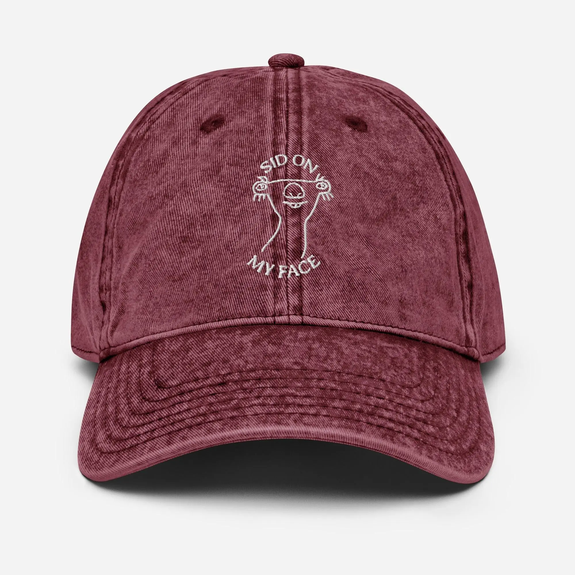 Sid on My Face Vintage Cotton Twill Cap - Image 7