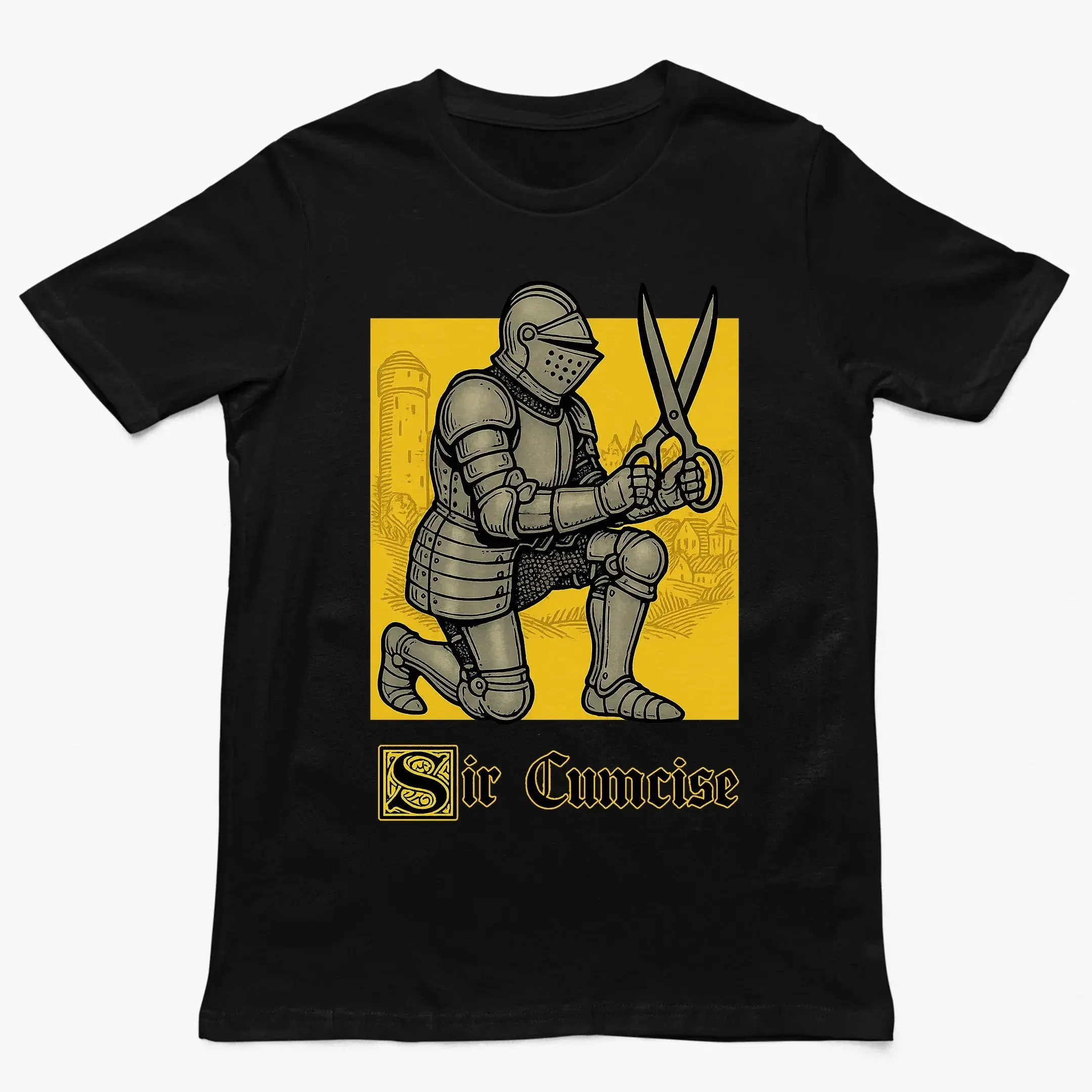 Sir Cumcise (Handdrawn) T-Shirt - Image 6