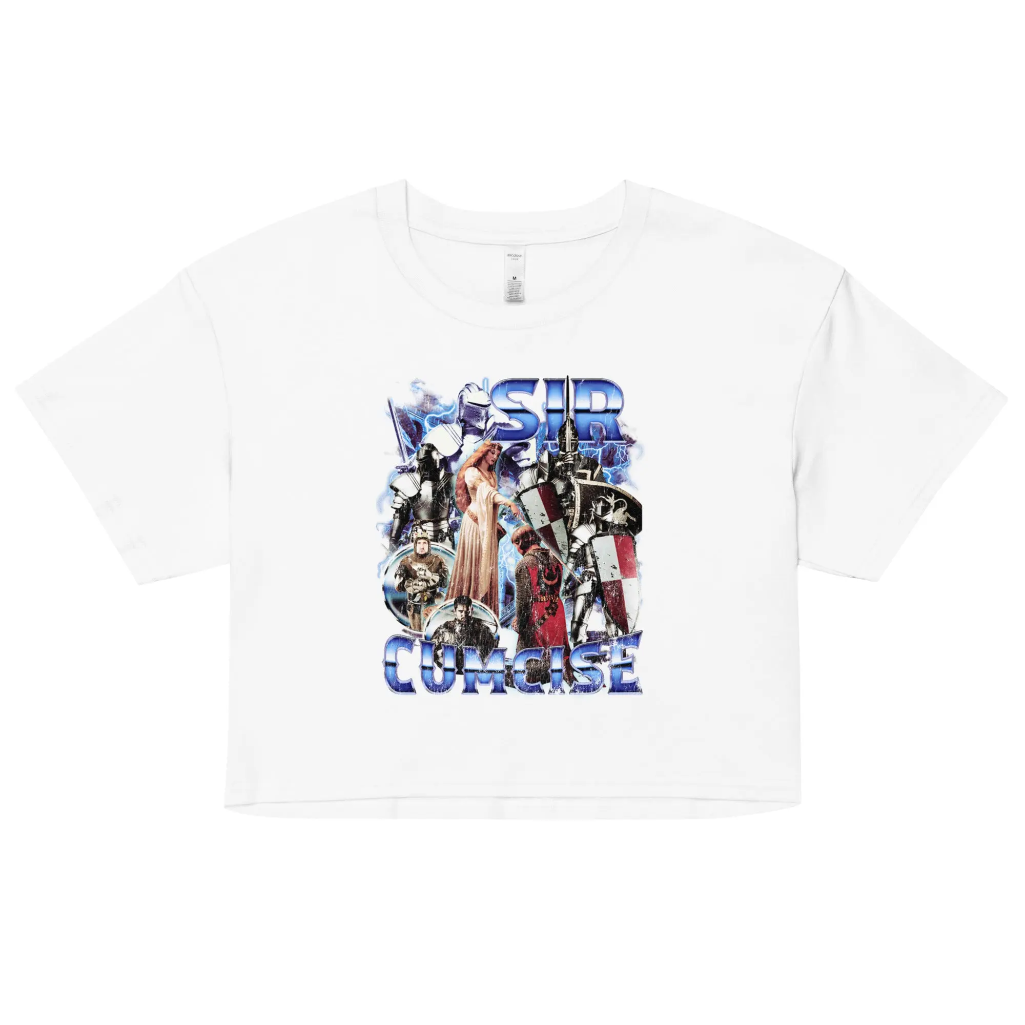 sir cumcise value Women’s crop top - Image 5