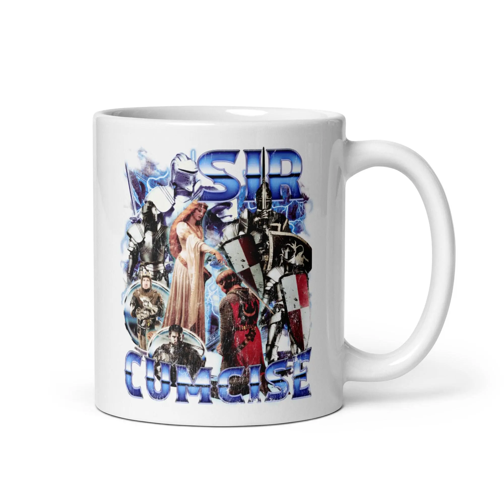 Sir Cumcise White glossy mug - Image 2