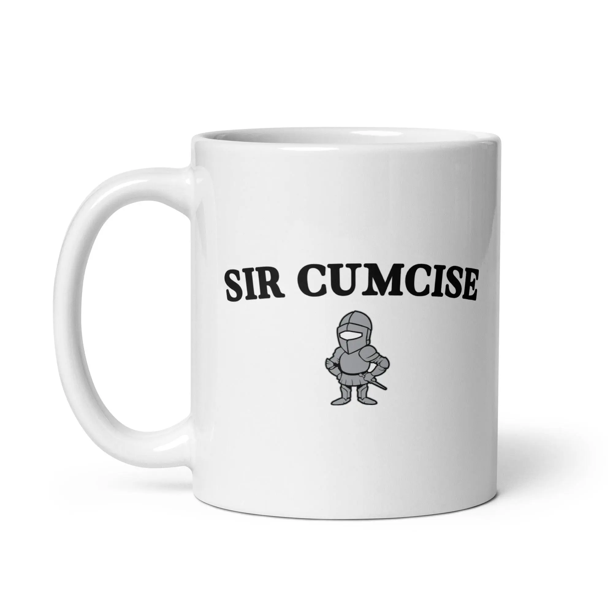 Sir Cumcise White glossy mug - Image 2