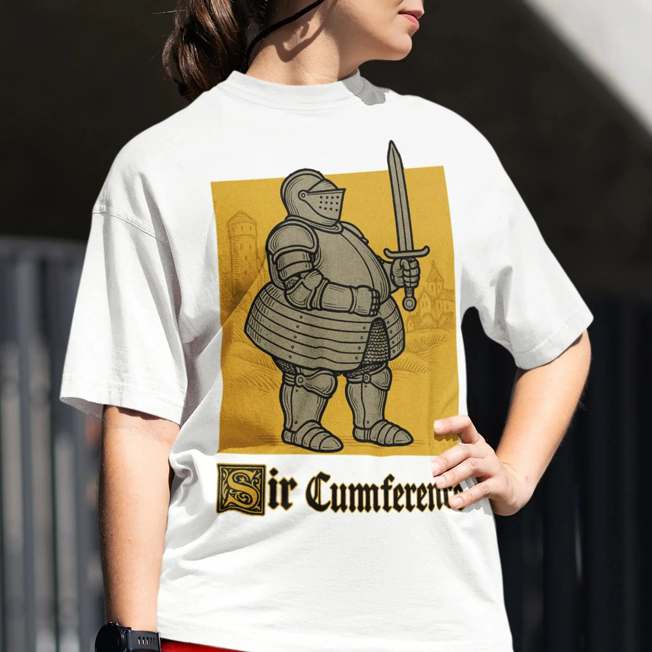 Sir Cumference (Fat Knight) T-Shirt - Image 7