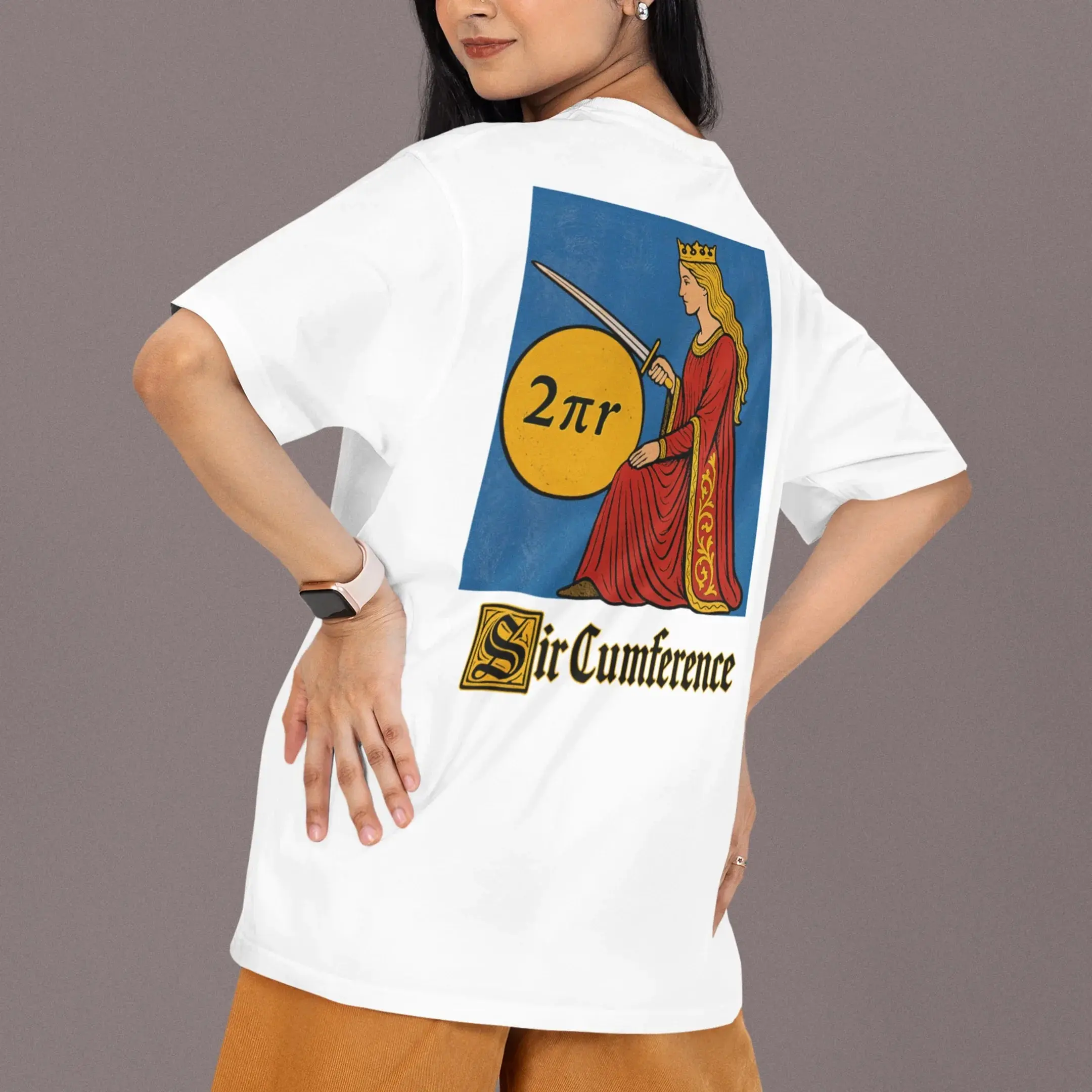 Sir Cumference T-Shirt (backprint) - Image 7