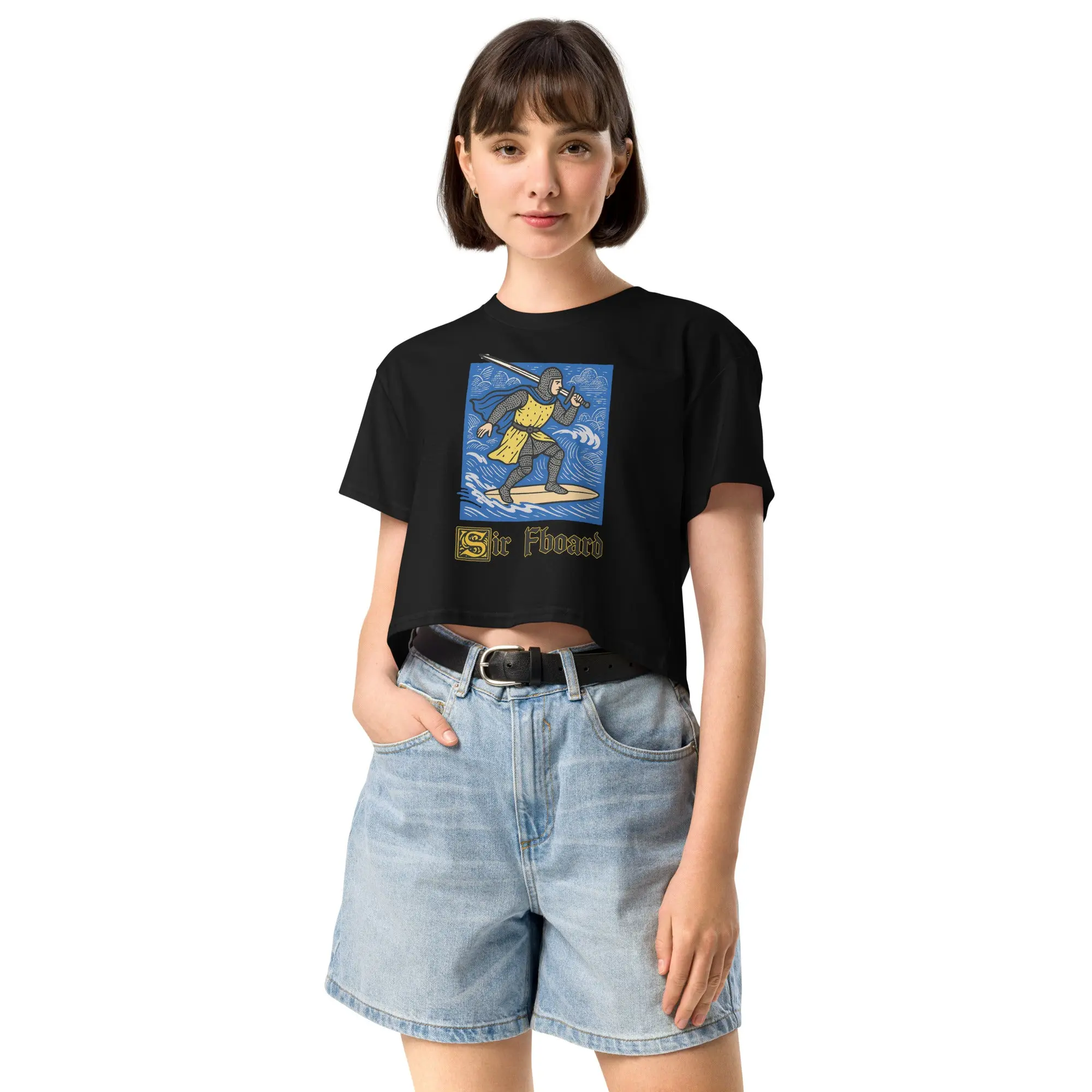 Sir Fboard value Women’s crop top - Image 6