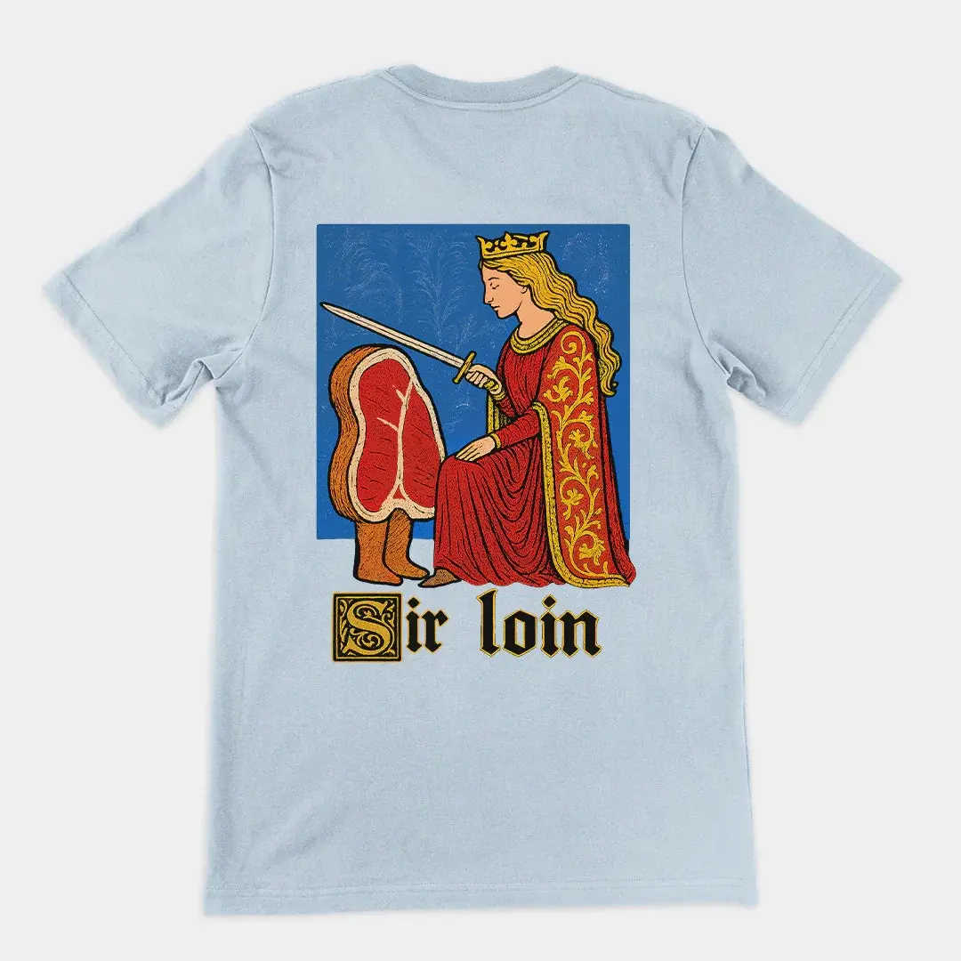 Sir Loin handdrawn T-Shirt (backprint) - Image 6