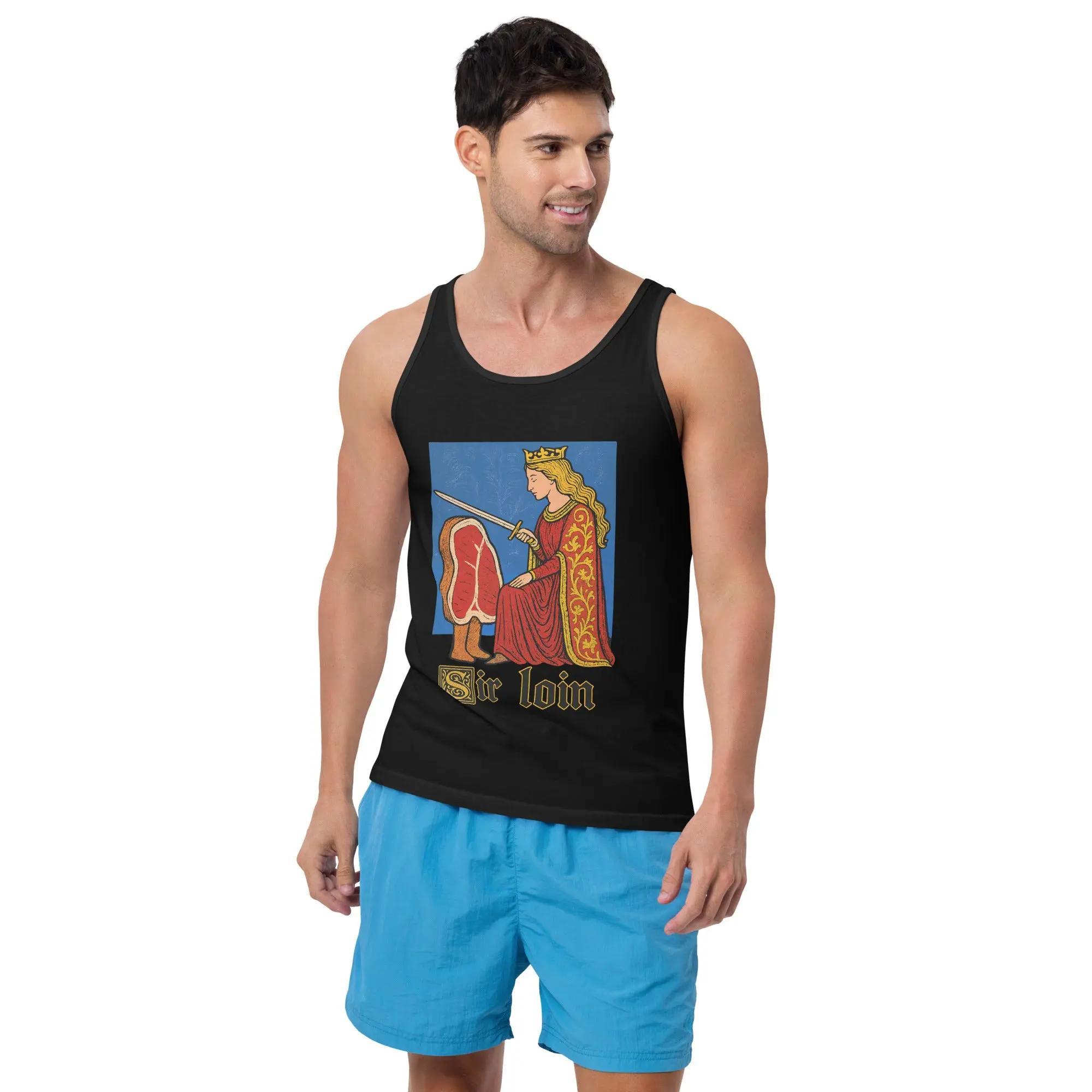 Sir Loin handdrawn Tank Top - Image 4